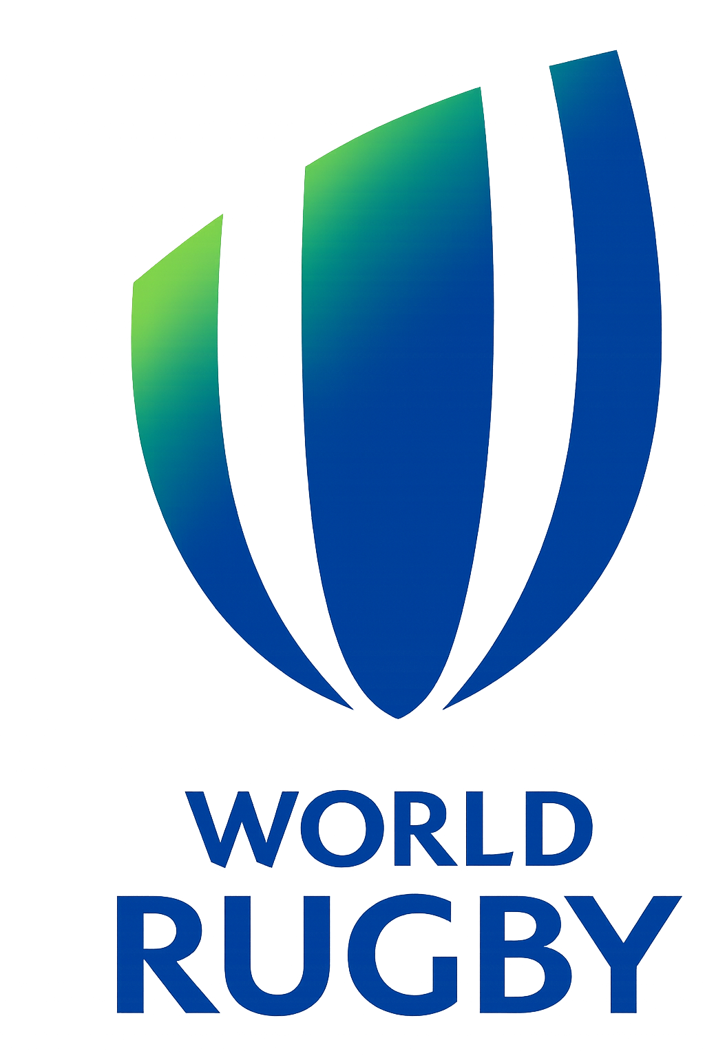 Logo of World Rugby with a stylized rugby ball and the words "WORLD RUGBY" underneath.