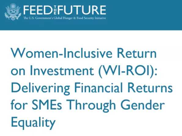 Women Inclusive Return on Investment: Delivering financial returns for SMEs through gender equality