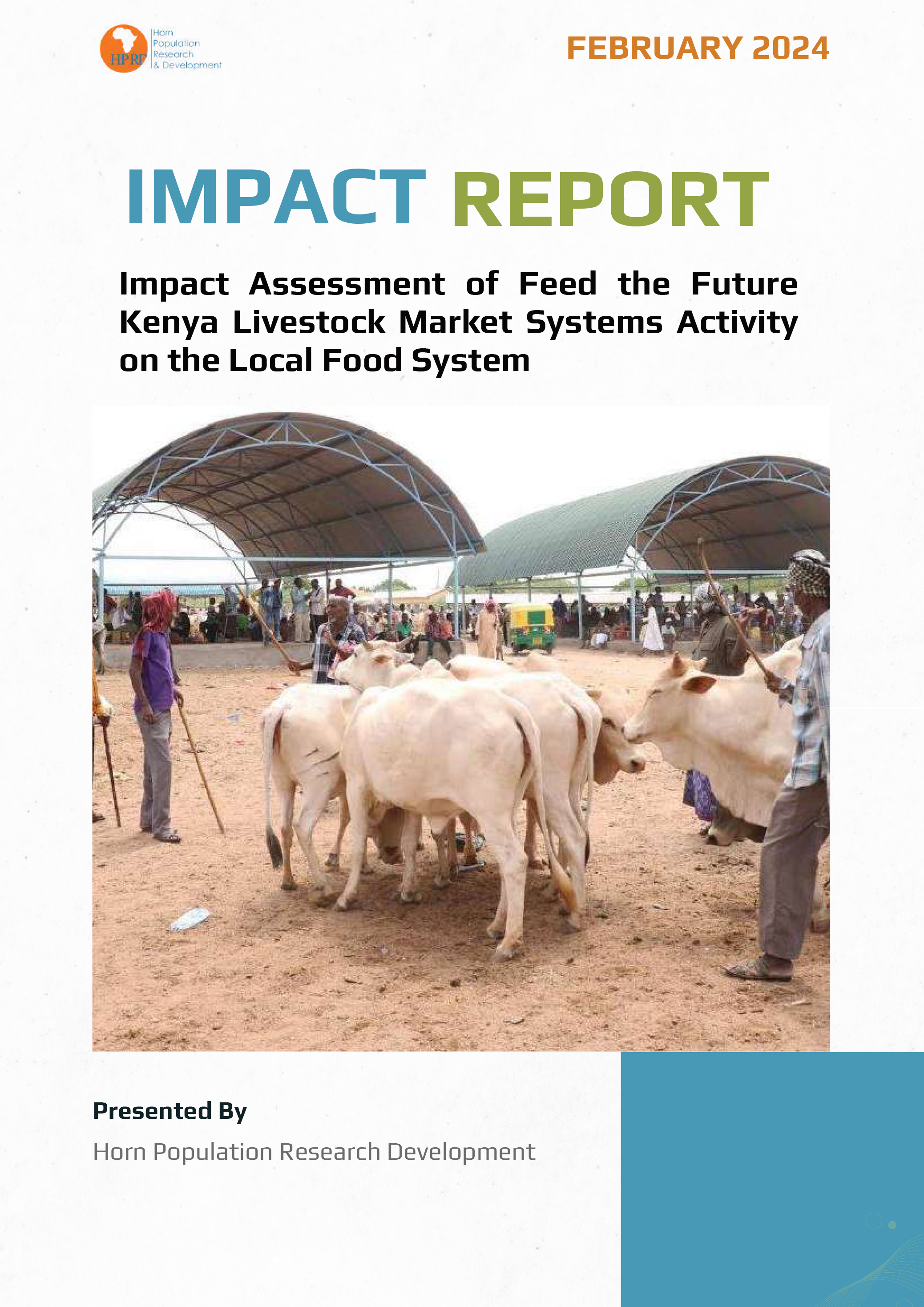 Impact Assessment of Feed the Future Kenya Livestock Market Systems Activity on the Local Food System