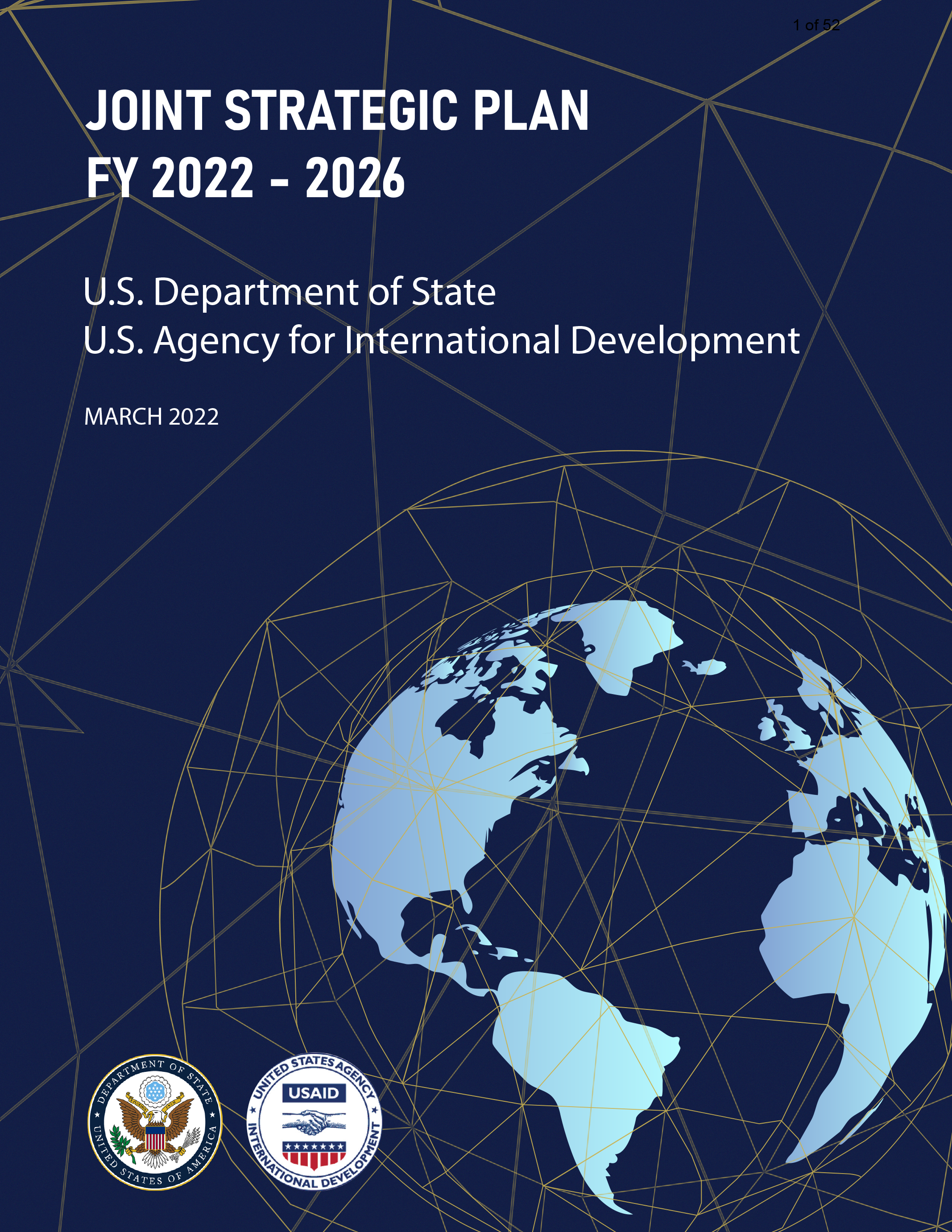U.S. Dept. of State and USAID Joint Strategy FY 2022 - 2026