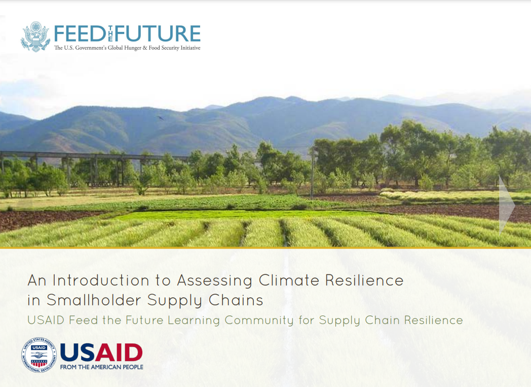 An Introduction to Assessing Climate Resilience in Smallholder Supply Chains