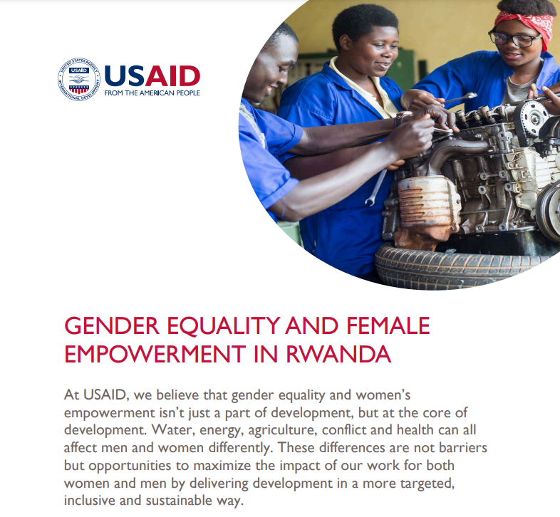 Gender Equality and Women's Empowerment in Rwanda
