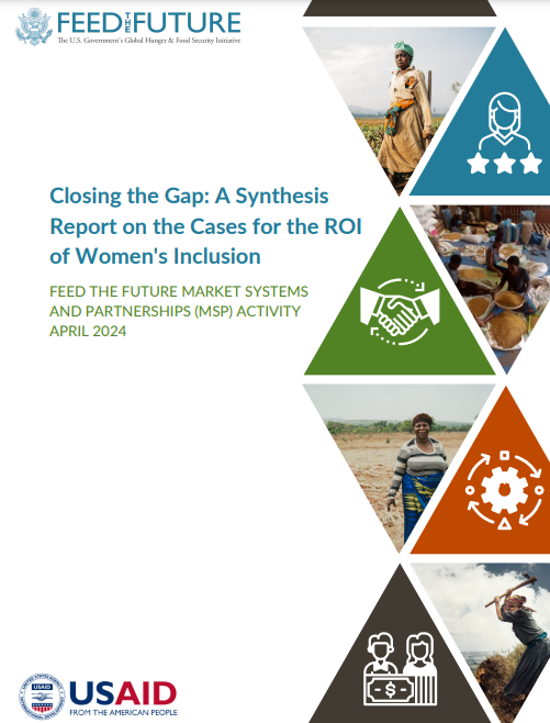 Closing the Gap: A Synthesis Report on the Cases for the ROI of Women’s Inclusion
