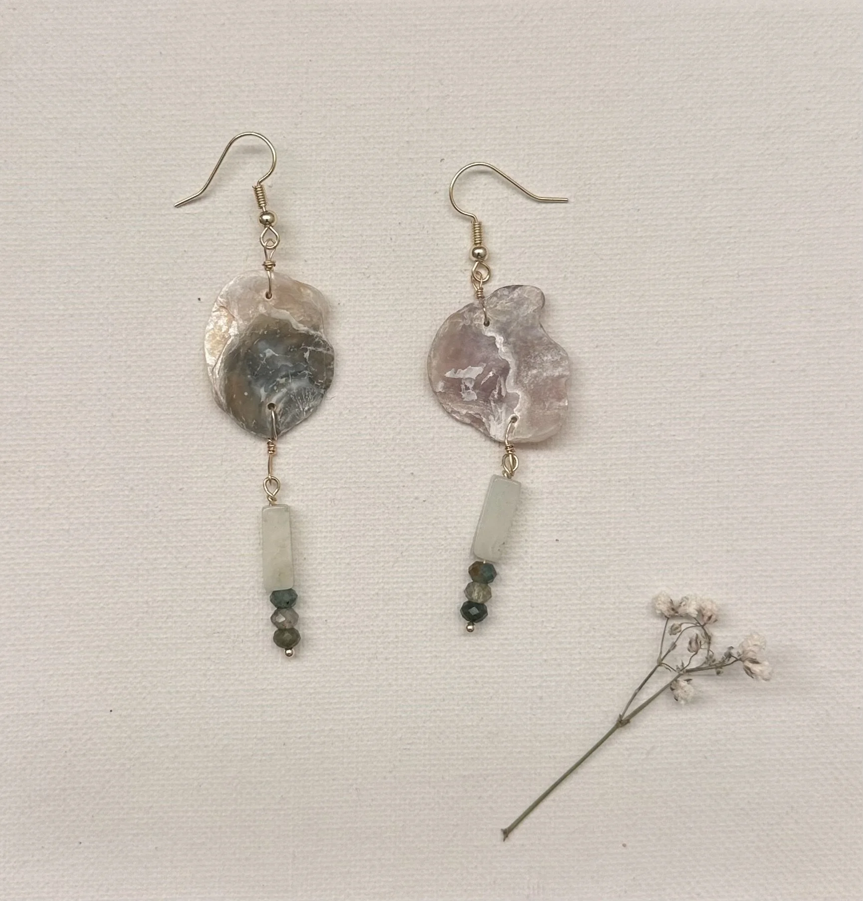 The Faint Moon Earrings