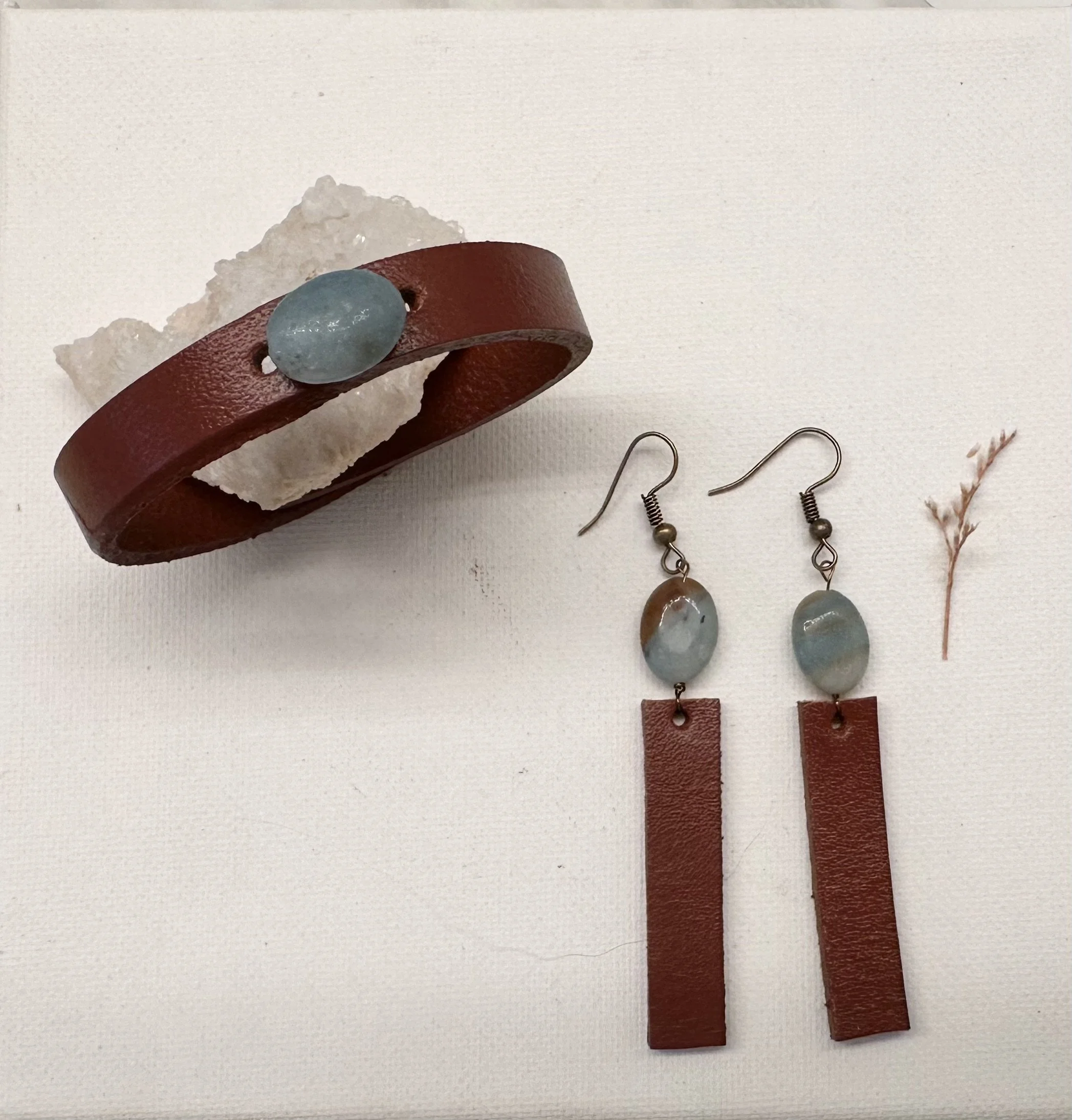 The Glacier Bracelet + Earring Set