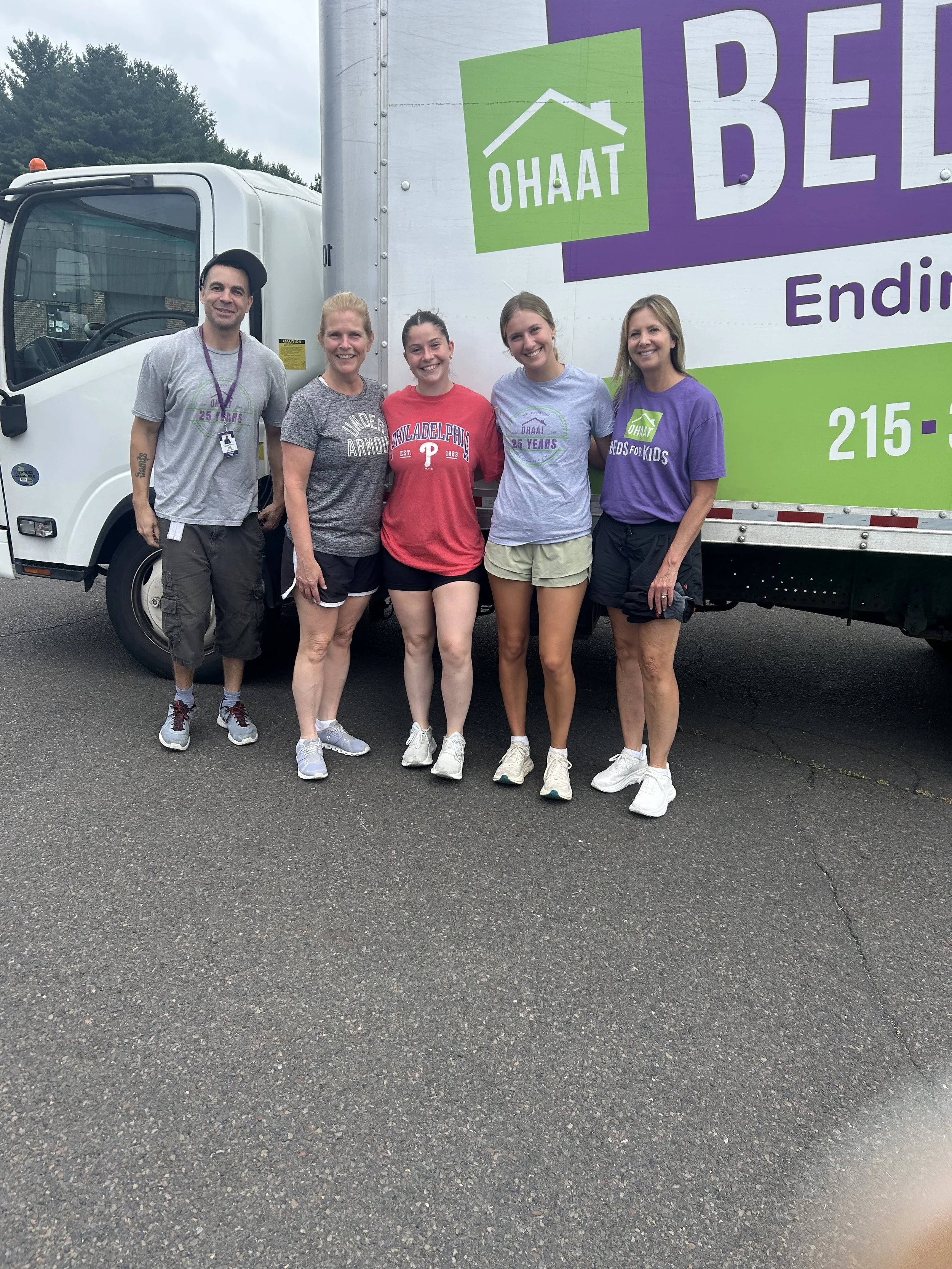 Open Volunteer Delivery — Driver Brandon, Colleen, Paige, Kat &amp; Karen