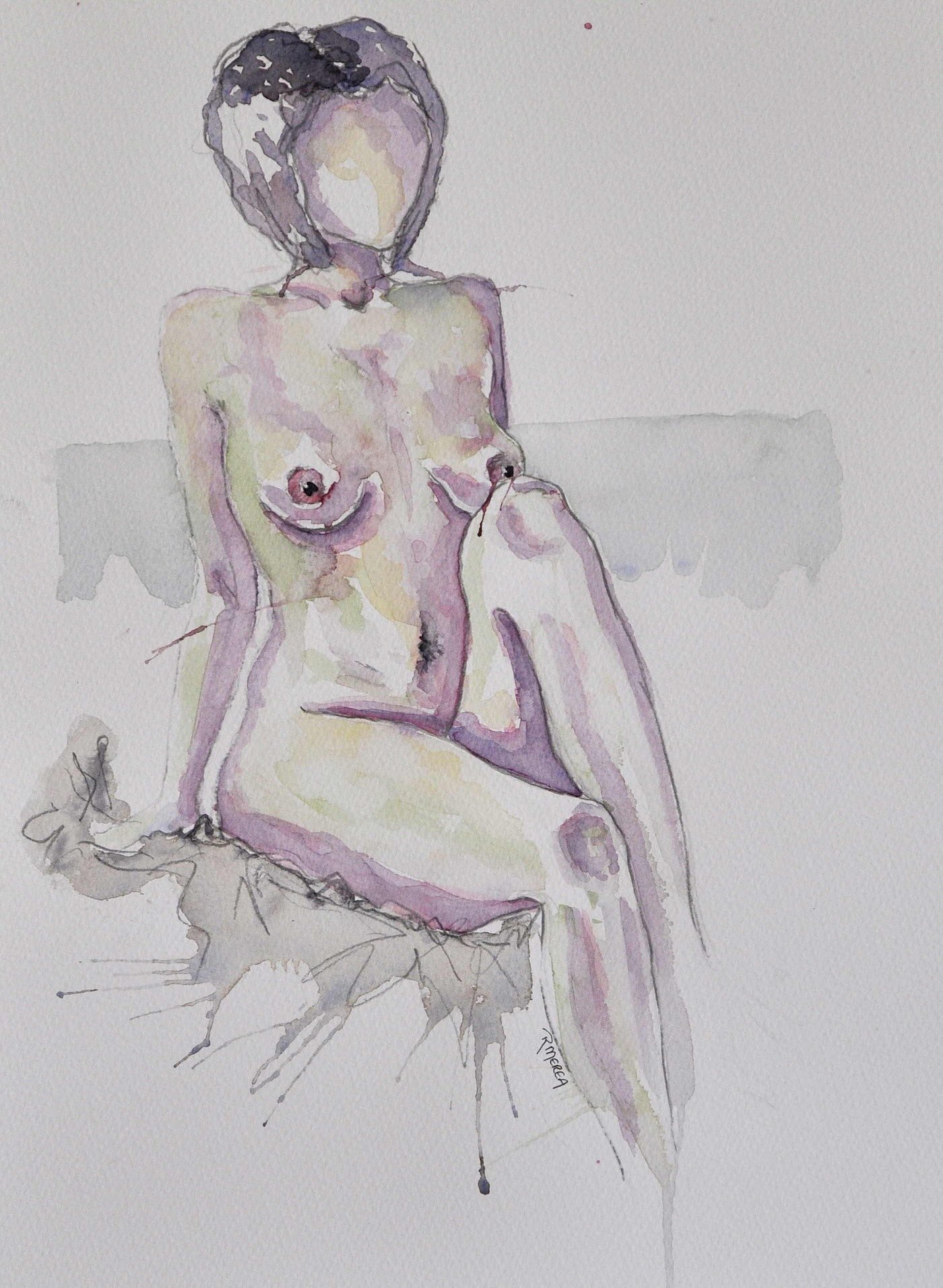 Untitled I - Original watercolour - SOLD