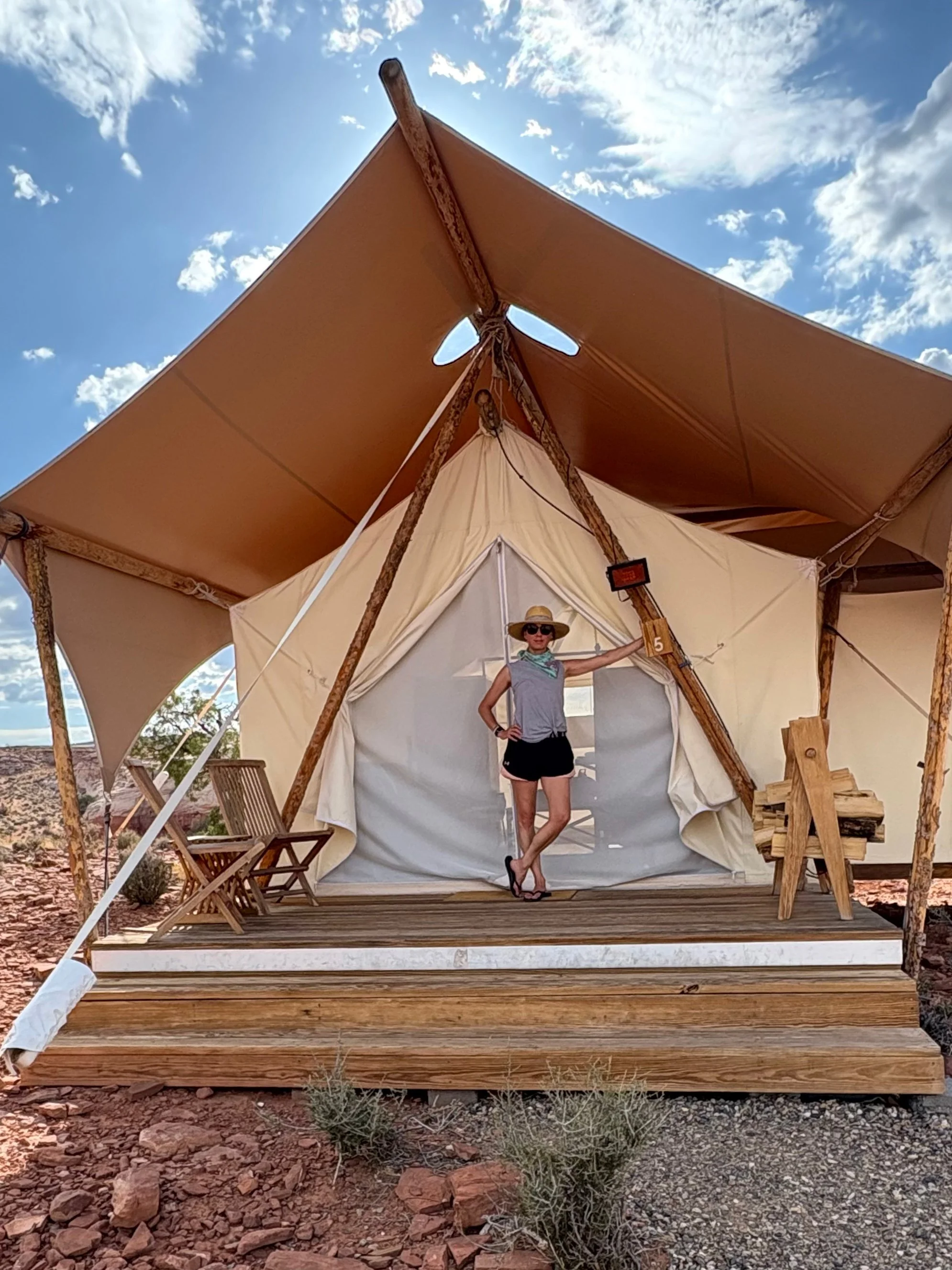Under Canvas                Lake Powell