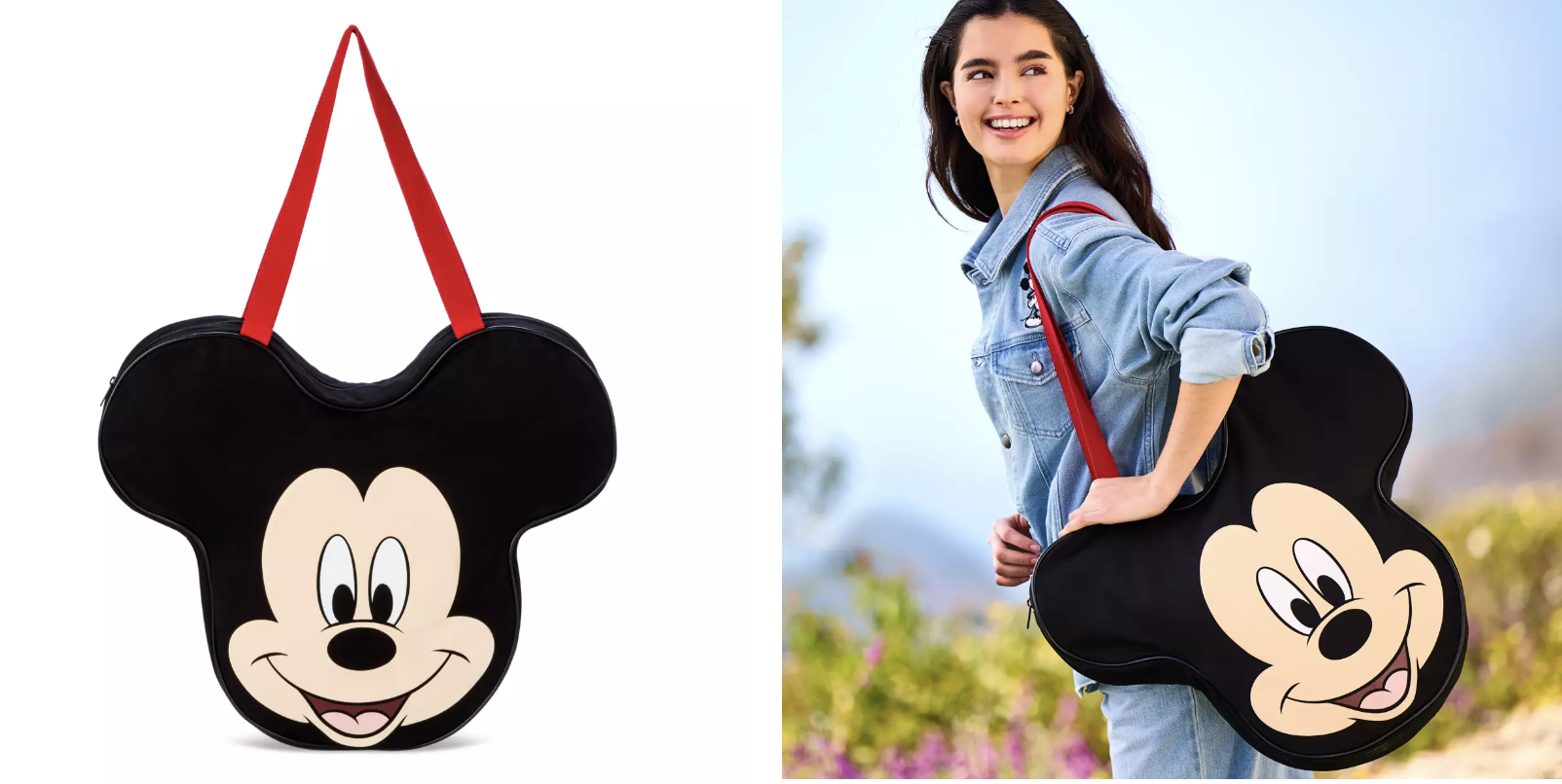The Perfect Cruise Bag: Mickey Mouse Big Face Canvas Tote