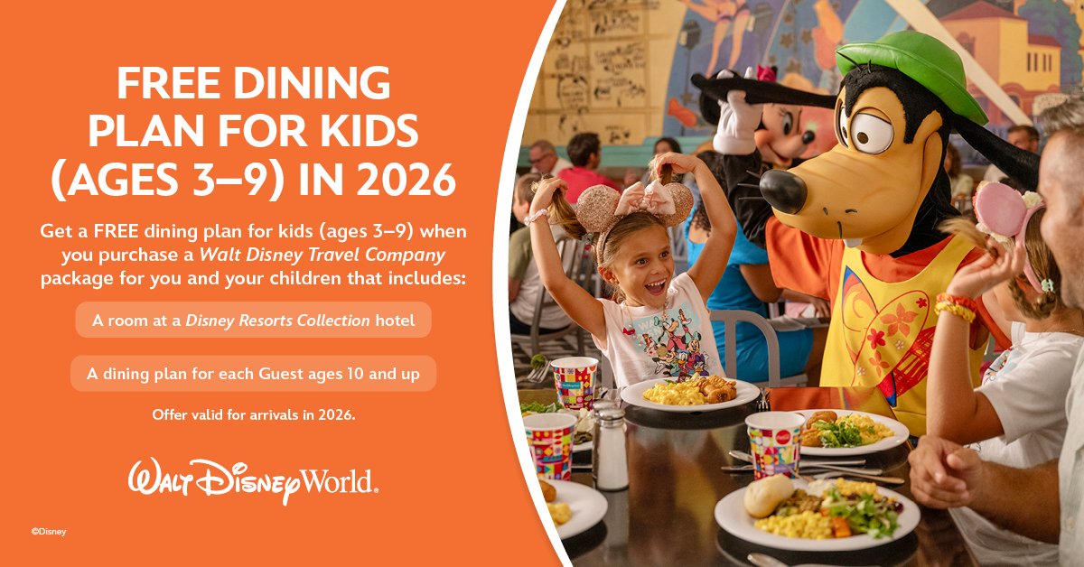 Kids Eat Free Disney