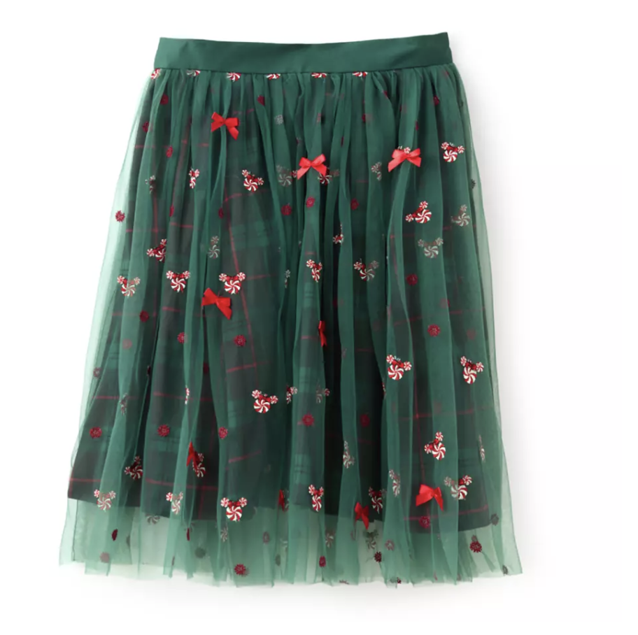 Minnie Mouse Peppermint Swirl Skirt for Women by Her Universe