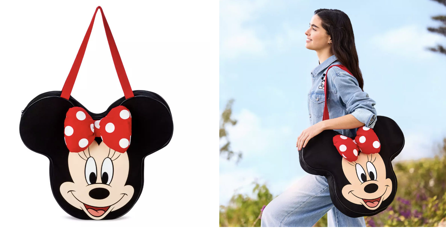 Minnie Mouse Big Face Canvas Tote