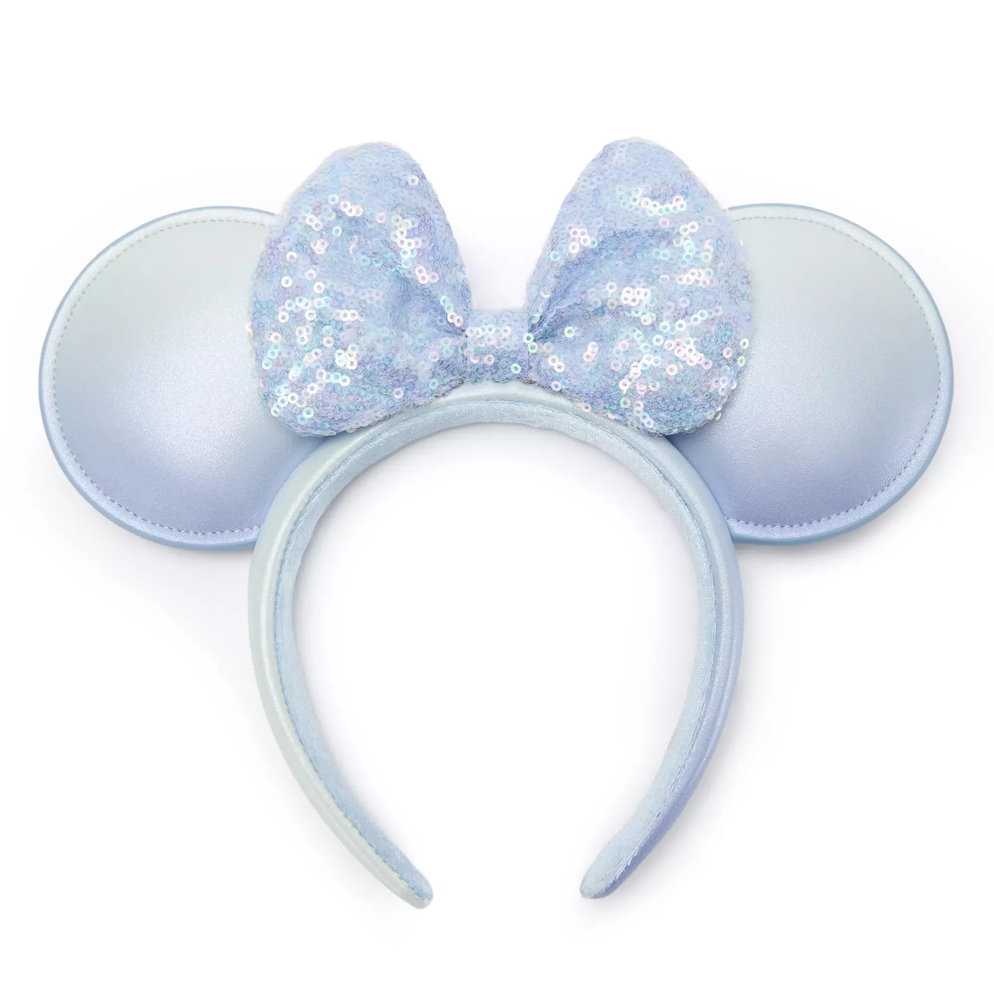 Minnie Mouse Ear Headband for Adults – Winter Blue