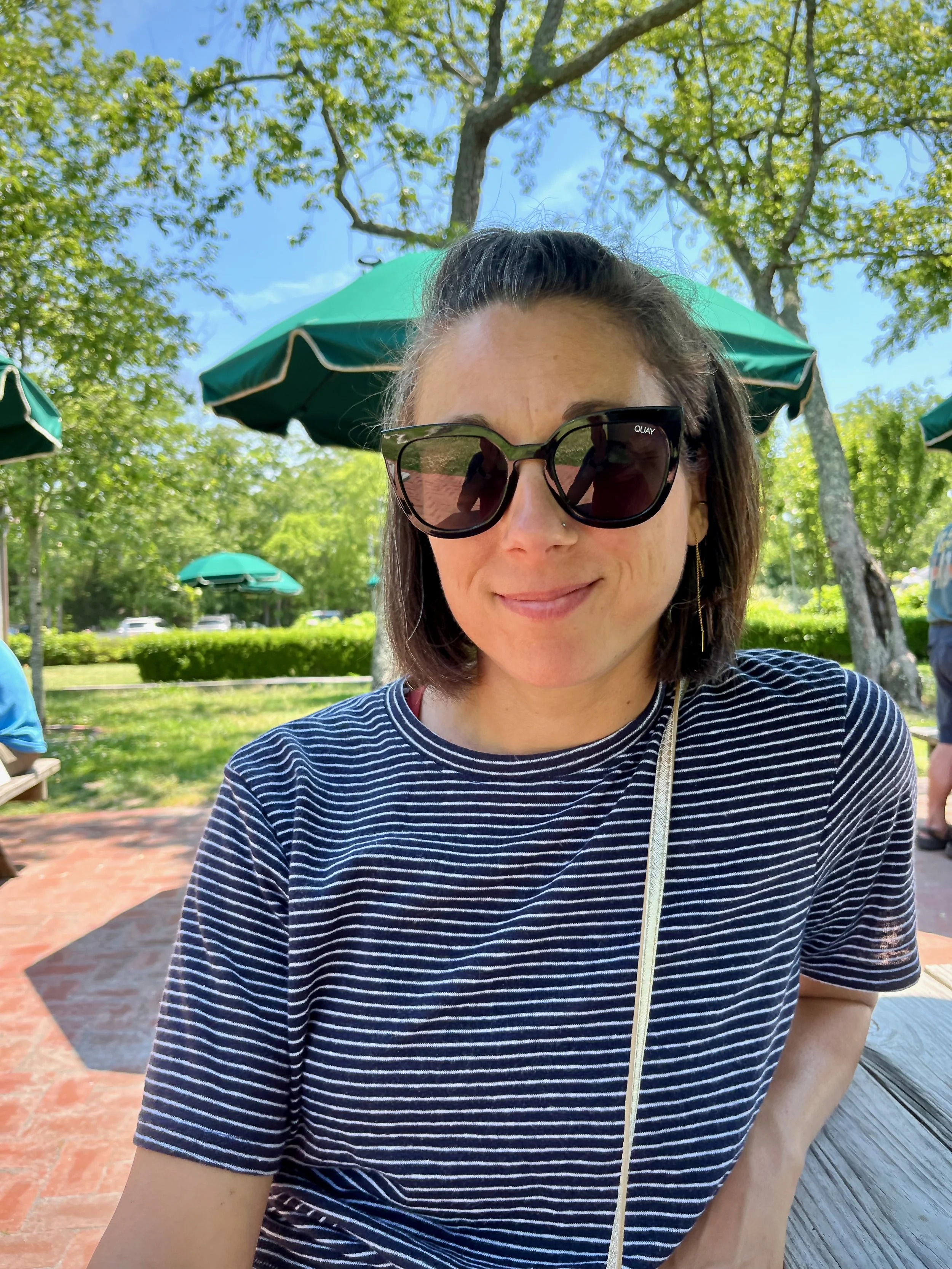 Roberta at Beach Plum Farm in Cape May New Jersey