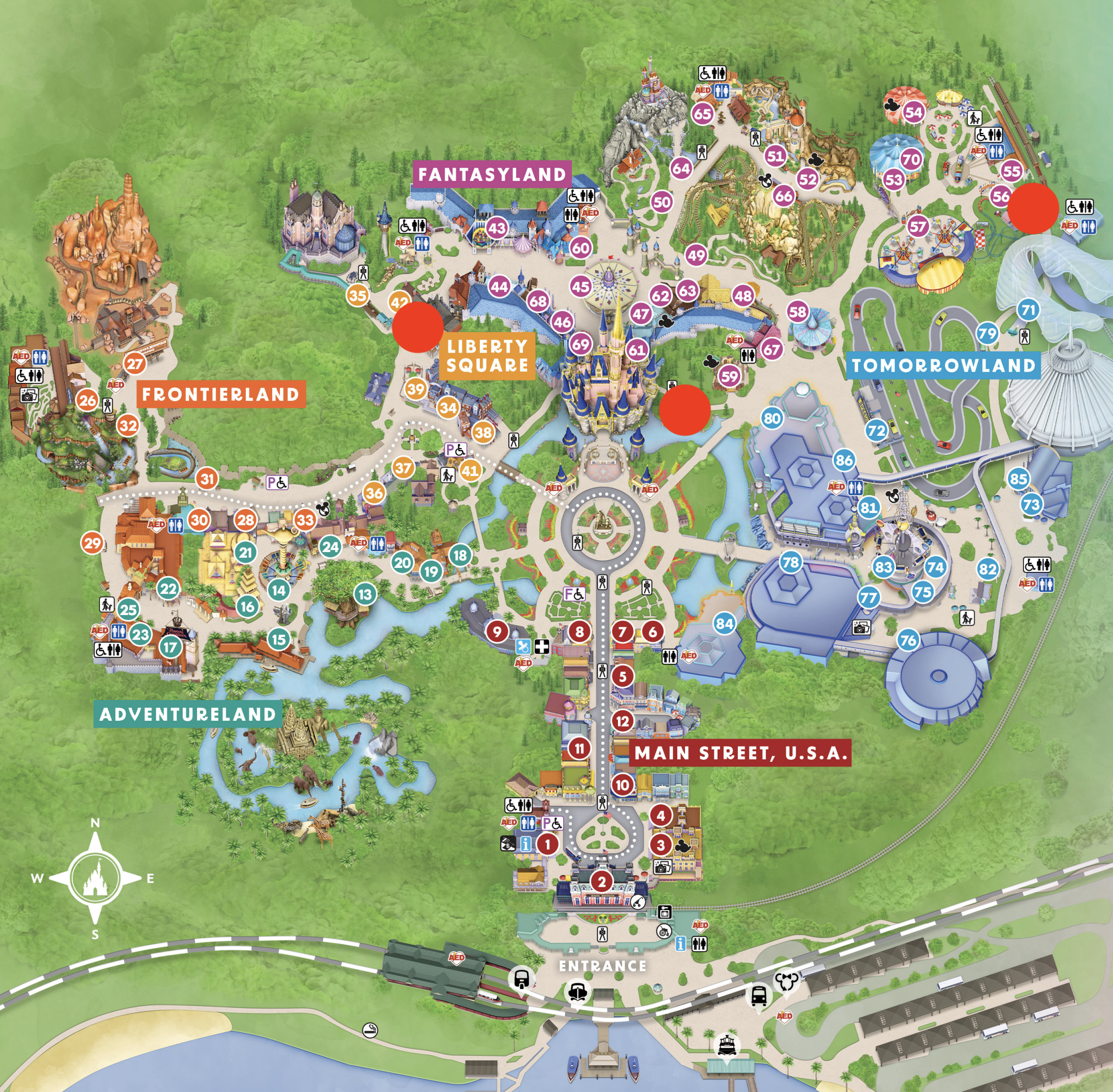 Rest Areas for Toddlers in Magic Kingdom