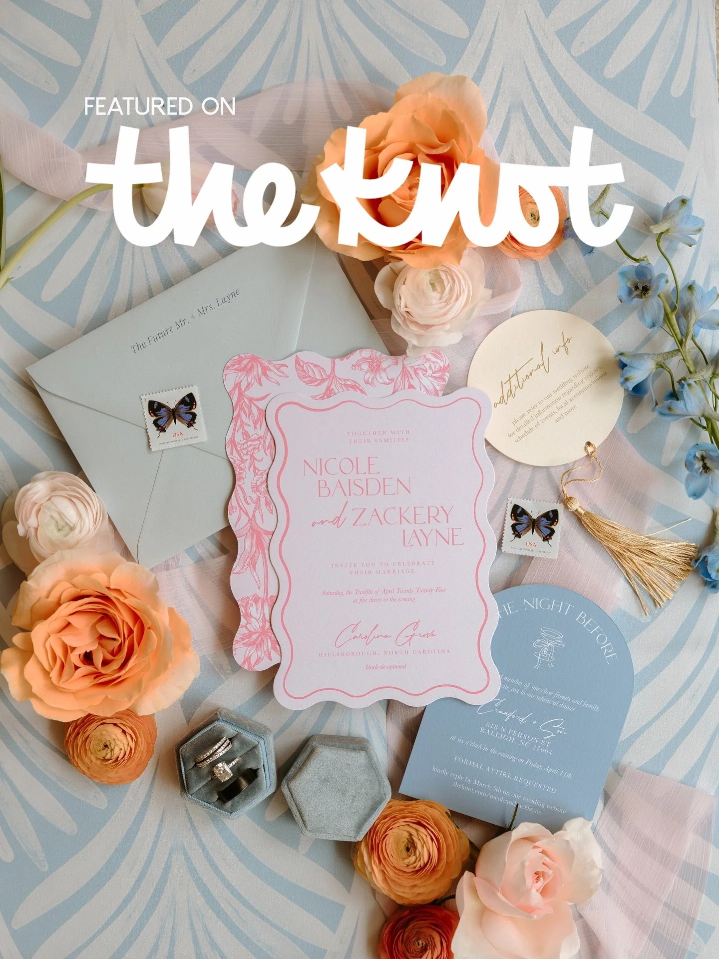 Nicole &amp; Zack&rsquo;s Wedding is featured on @theknot!