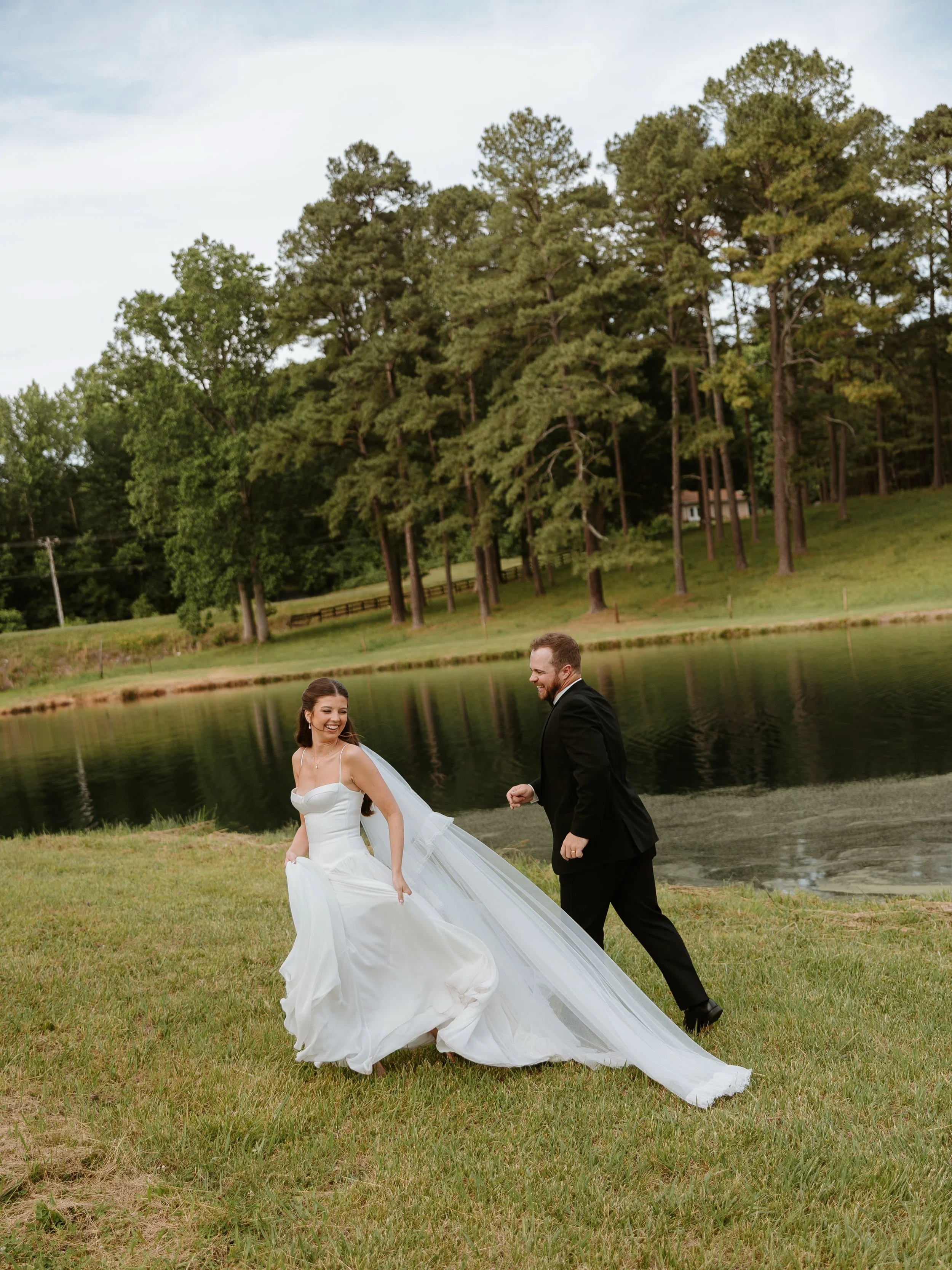 Maggie &amp; Cole married underneath oak trees that were planted decades ago by her father and late grandfather. You could feel the family connection in every detail of the day from the DIY touches to the stories shared. 

Maggie&rsquo;s wedding visi