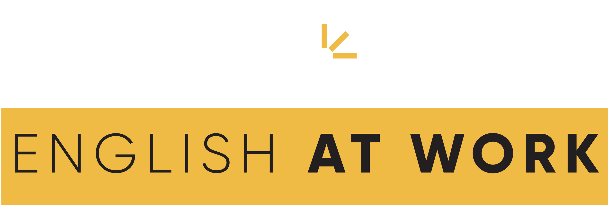 "The Click Pocket: English at Work" by Cris Vieira logo