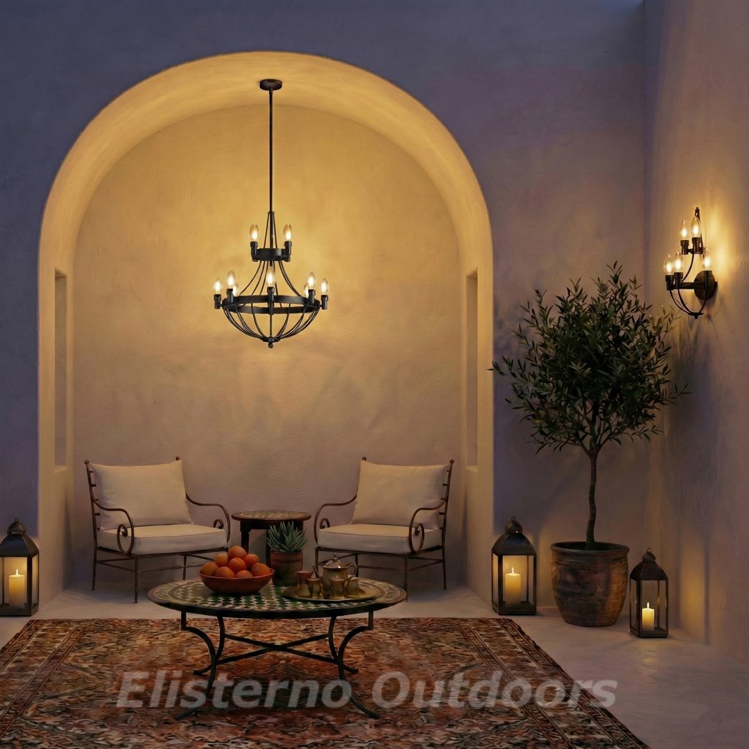 Elisterno Outdoors Lyceum chandelier + sconce.jpg