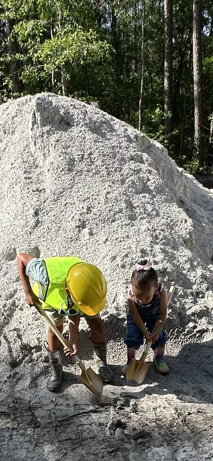 Children Breaking Ground