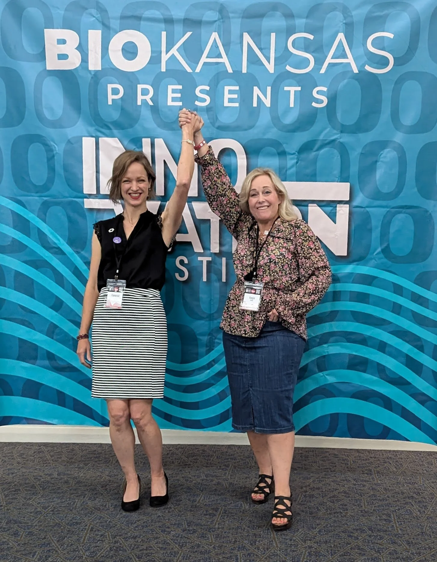 Vanessa at BioKansas Innovation event