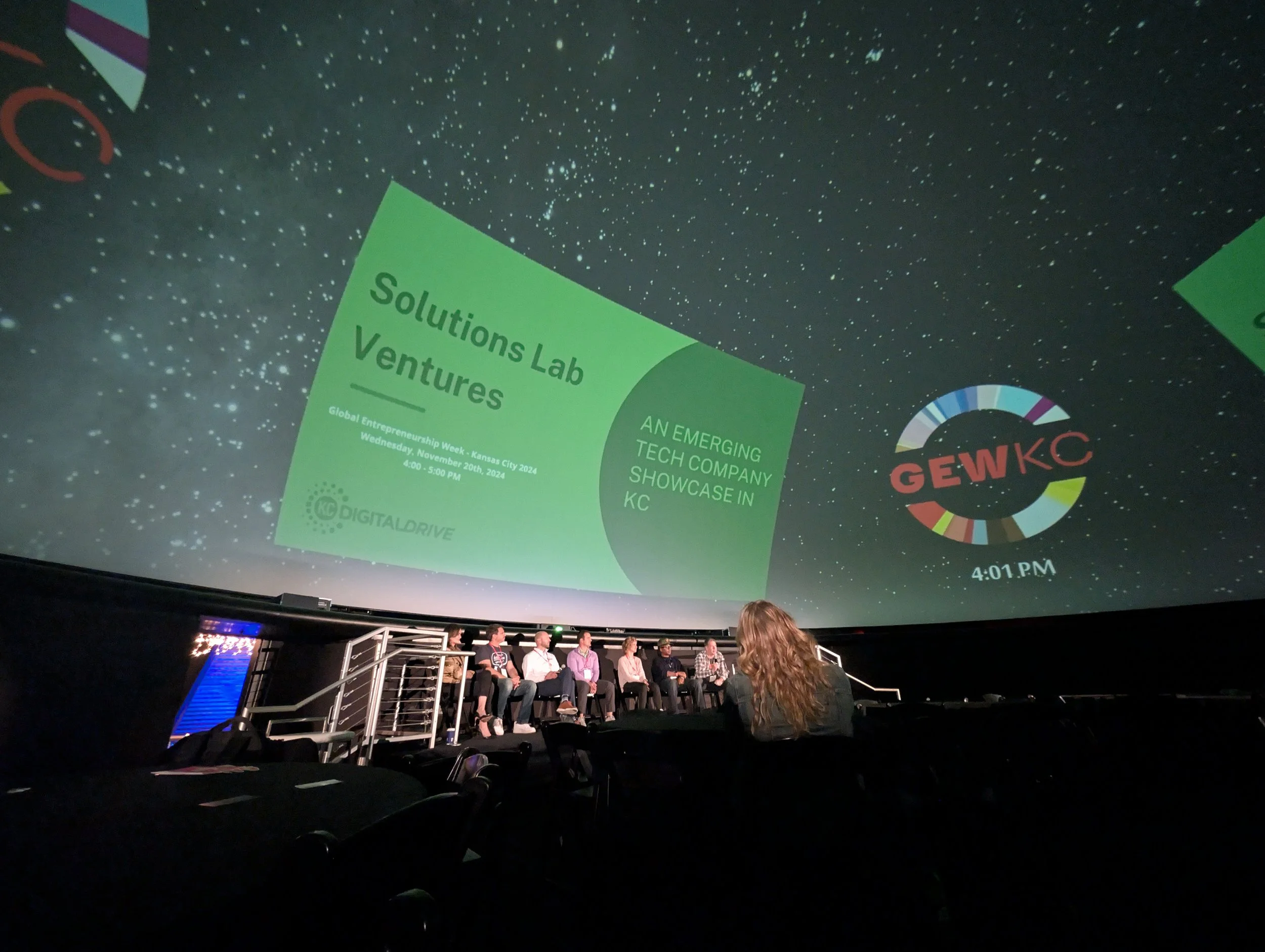 Vanessa on panel at Global Entrepreneurship Week (GEW)