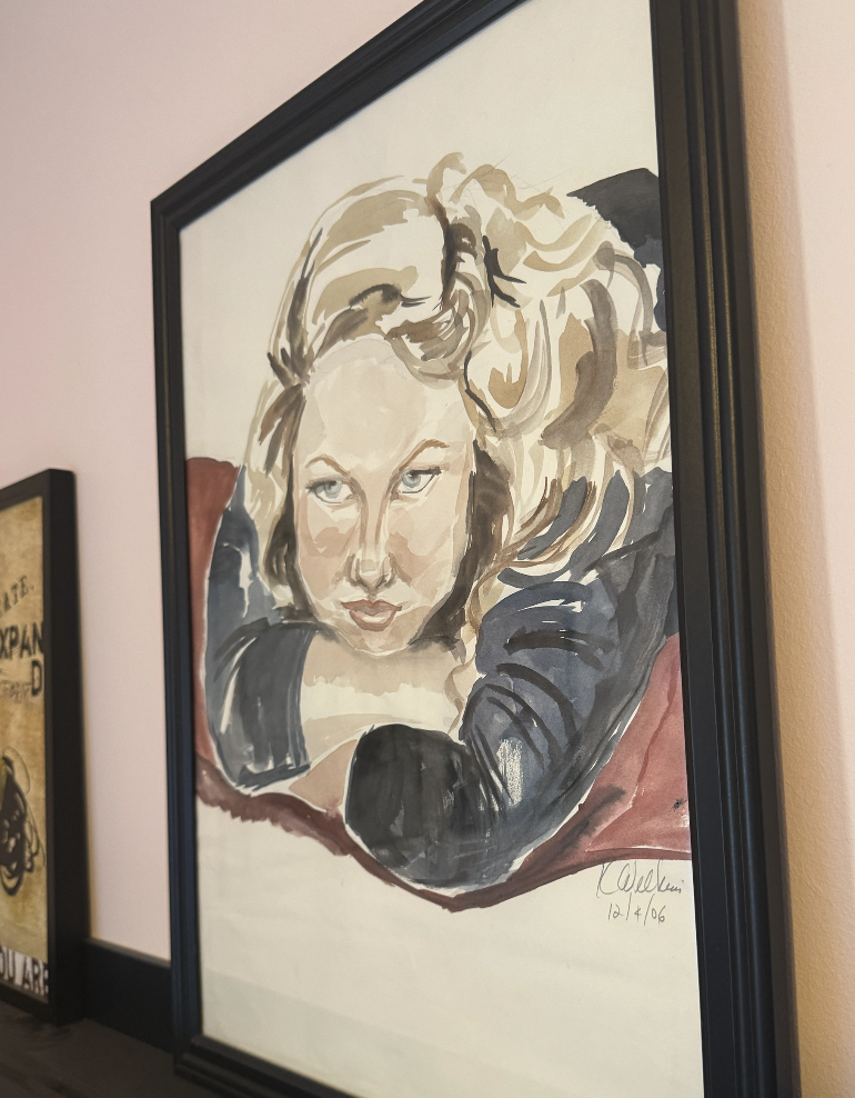 A photo of a painting of Anna