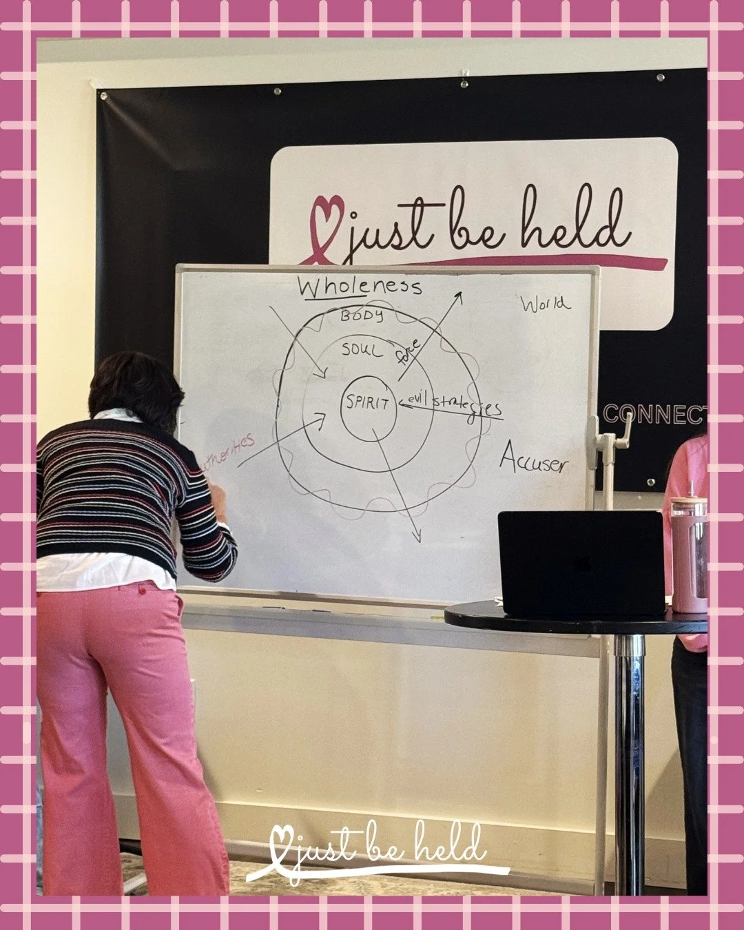 Dr. Dawn Harrison brings her experience as a physical therapist into her talk on wholeness. Knowing that our bodies are affected by trauma, she shares practical ways we can take care of ourselves and work toward healing.

#justbeheldministries #women