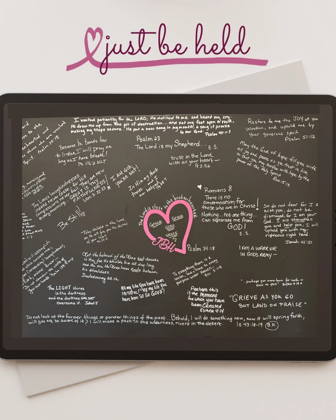 Need a pick-me-up as we head into a new week? Zoom in for encouraging words, Scripture, and more from the women at last month's Just Be Held retreat.

#justbeheldministries #womensretreat #rest #hope #encouragement #connection
