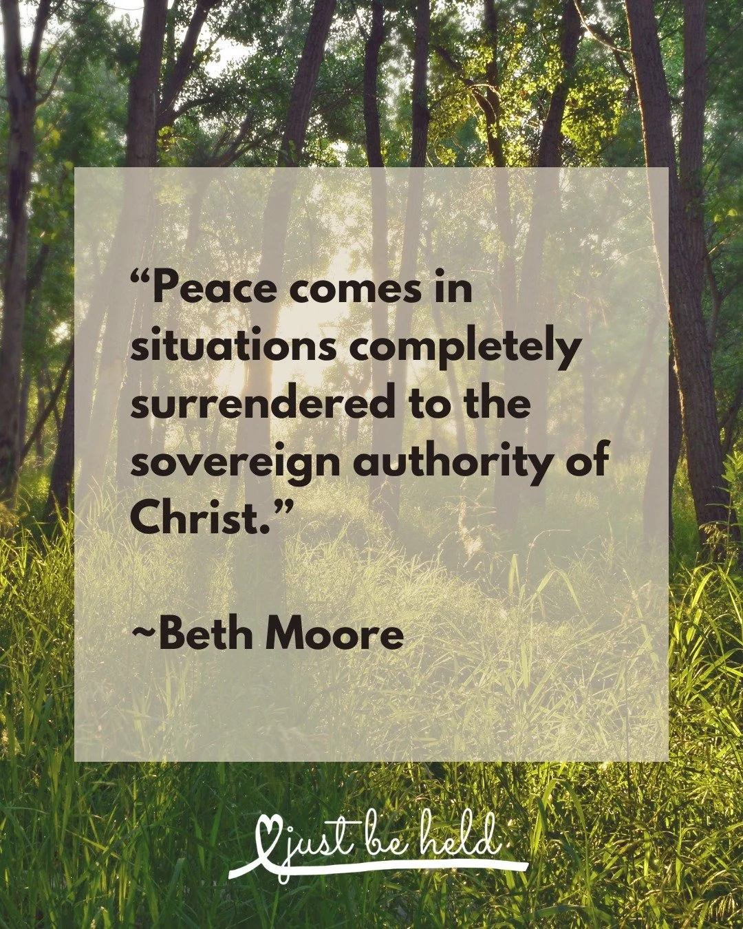 Praying for peace for all our Just Be Held family.

#justbeheld #justbeheldministries #women #womensupportingwomen #mothers #healing #retreat #womensretreat  #hope #encouragement  #mentalhealth #faith #faithbased #peace #quote #christian #christianit