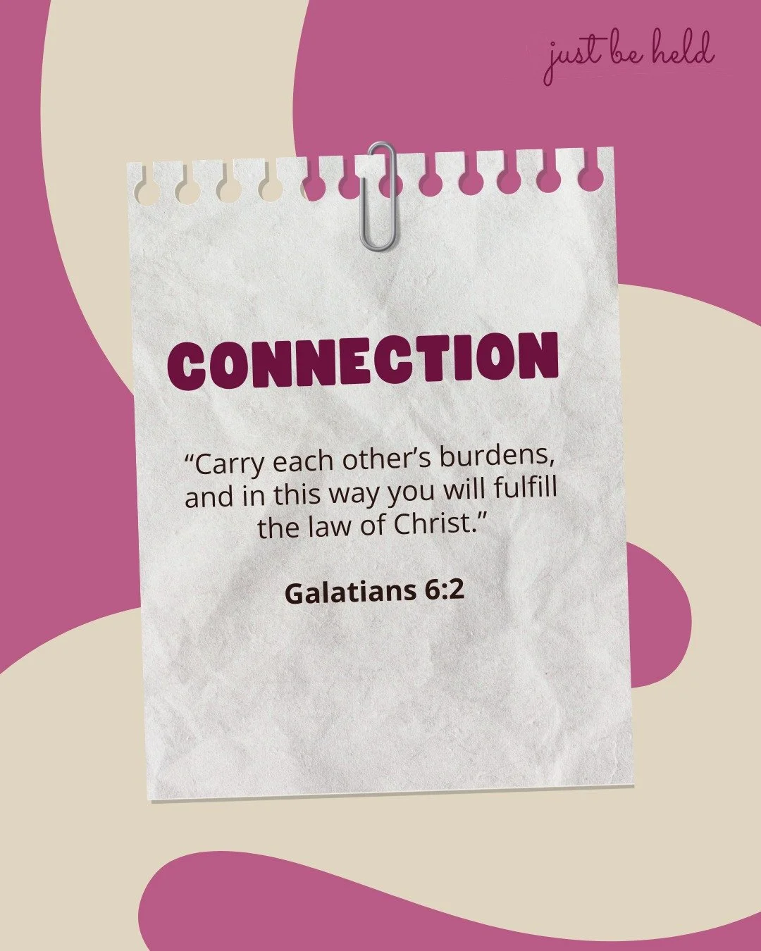 CONNECTION is one of the things we VALUE most at Just Be Held Ministries.

#justbeheld #justbeheldministries #women #womensupportingwomen #mothers #healing #retreat #womensretreat #rest  #hope #encouragement #connection #addiction #mentalhealth #fait