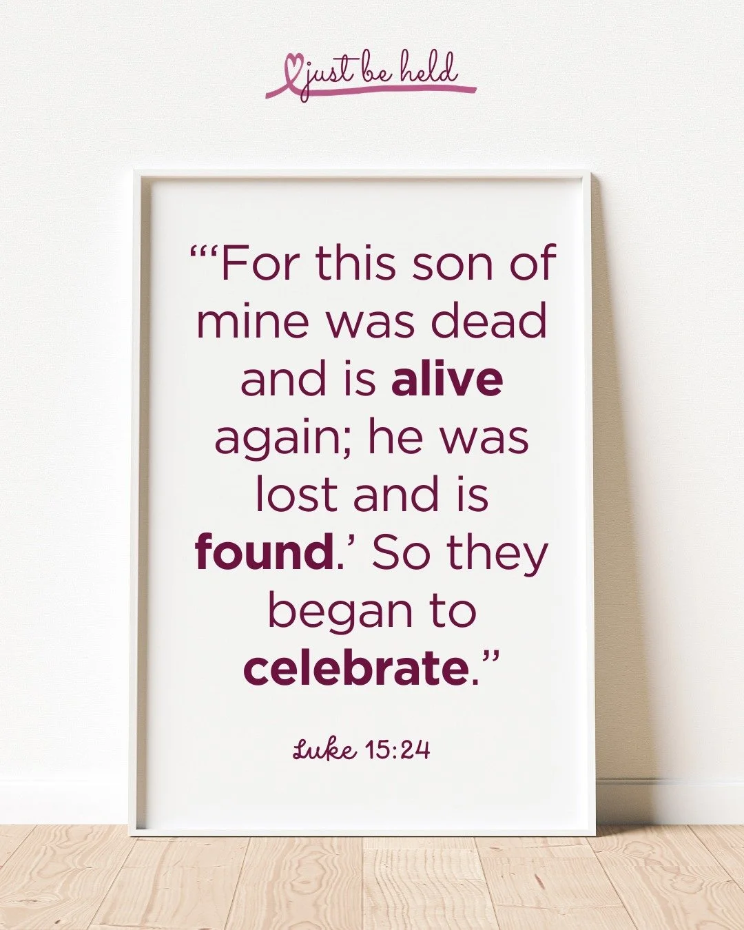 Praying for this verse to ring true for the mothers of prodigal children whom we serve at Just Be Held Ministries.

#justbeheld #justbeheldministries #women #womensupportingwomen #mothers #healing #retreat #womensretreat #rest #hope #encouragement #c