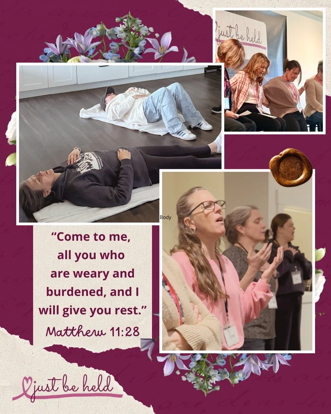 Rest can come in so many forms, but the kind that refreshes our souls comes from the Lord.

 #justbeheldministries  #faith #women #womensretreat #bible #faith