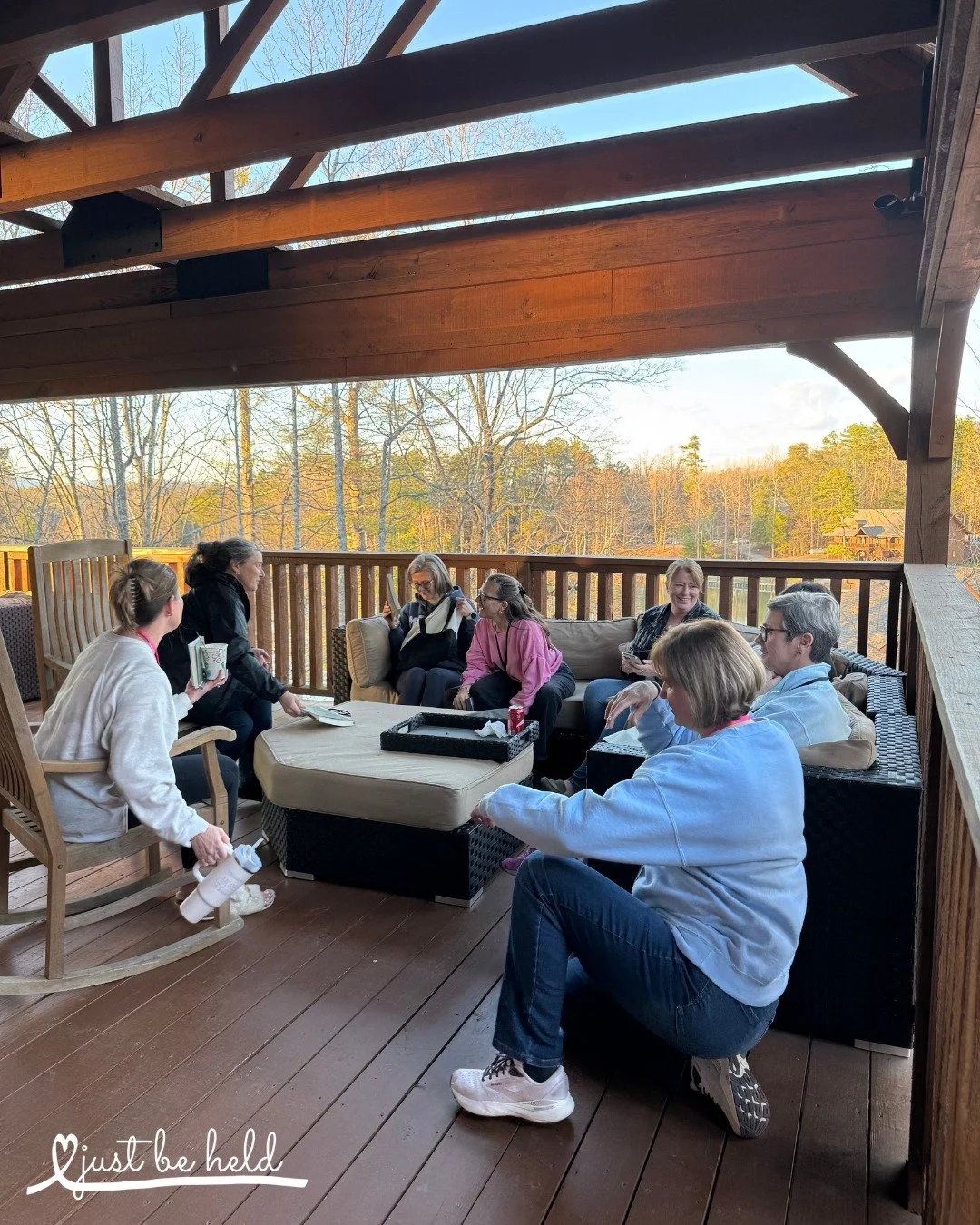What a blessing it is to have our retreat at the beautiful Woodlands Camp Lodge.