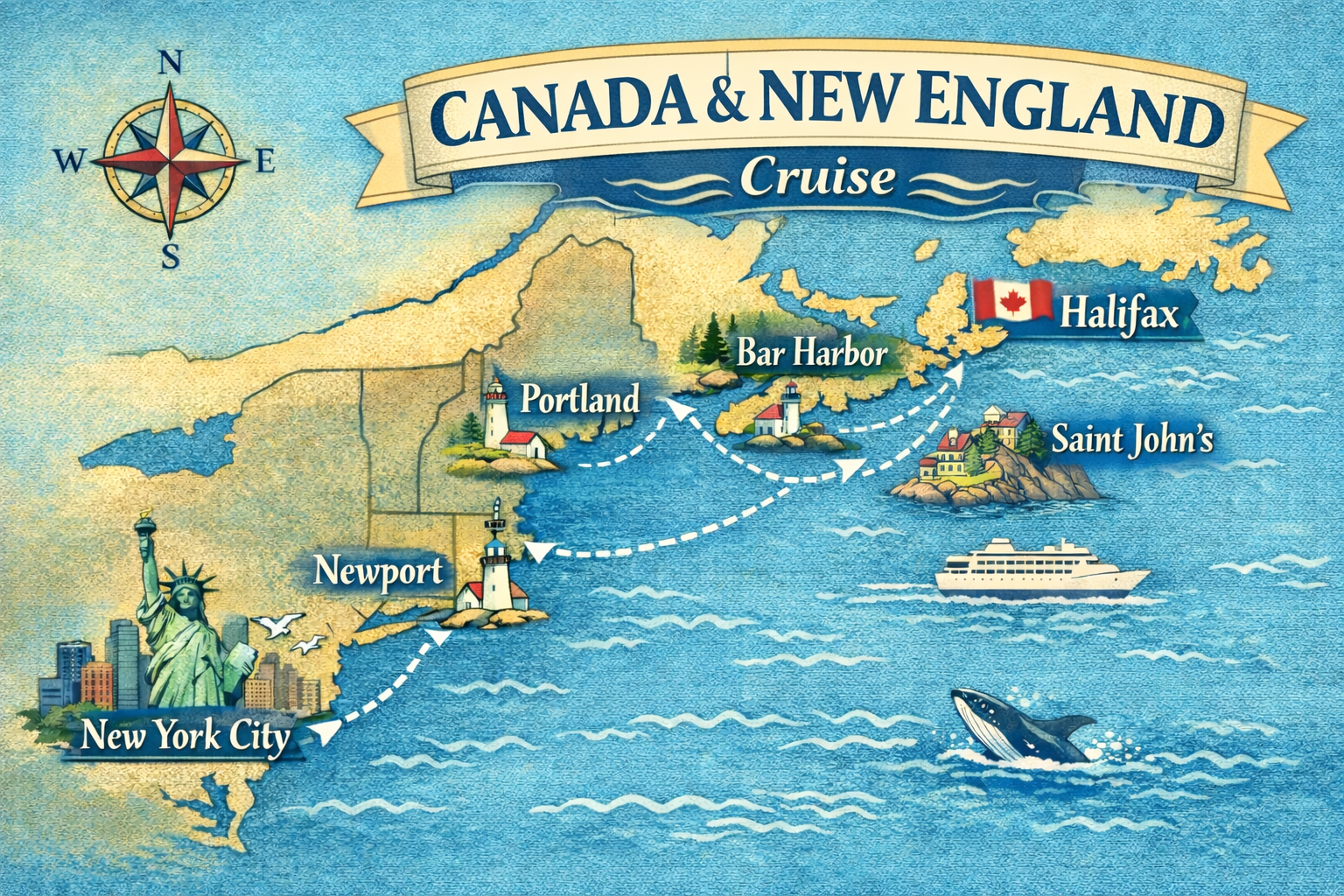 7-Day Canada &amp; New England Cruise from New York