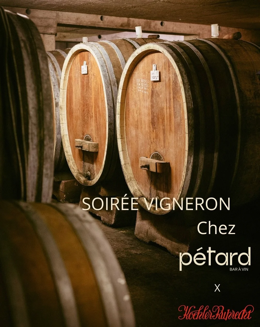 SOIR&Eacute;E VIGNERON Mercredi 29/10

P&eacute;tard Bonsoir, 

Vous &ecirc;tes d&eacute;j&agrave; conscients de notre amour pour les vins allemands ! 
Et si on vous parlait de l&rsquo;une de nos plus grosses &eacute;motions de l&rsquo;ann&eacute;e ?
