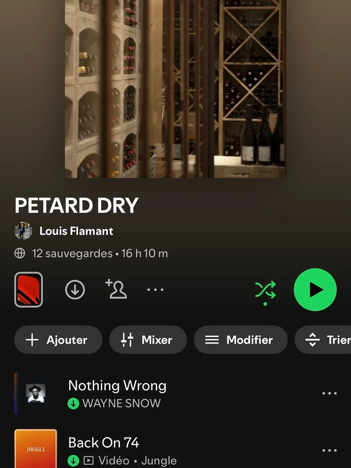 P&eacute;tard Bonsoir, 

Car la musique n&rsquo;est pas un d&eacute;tail anodin dans la cr&eacute;ation d&rsquo;une exp&eacute;rience.

Nous avons cr&eacute;&eacute; 4 playlists d&rsquo;intensit&eacute; diff&eacute;rente pour accompagner vos soir&eac