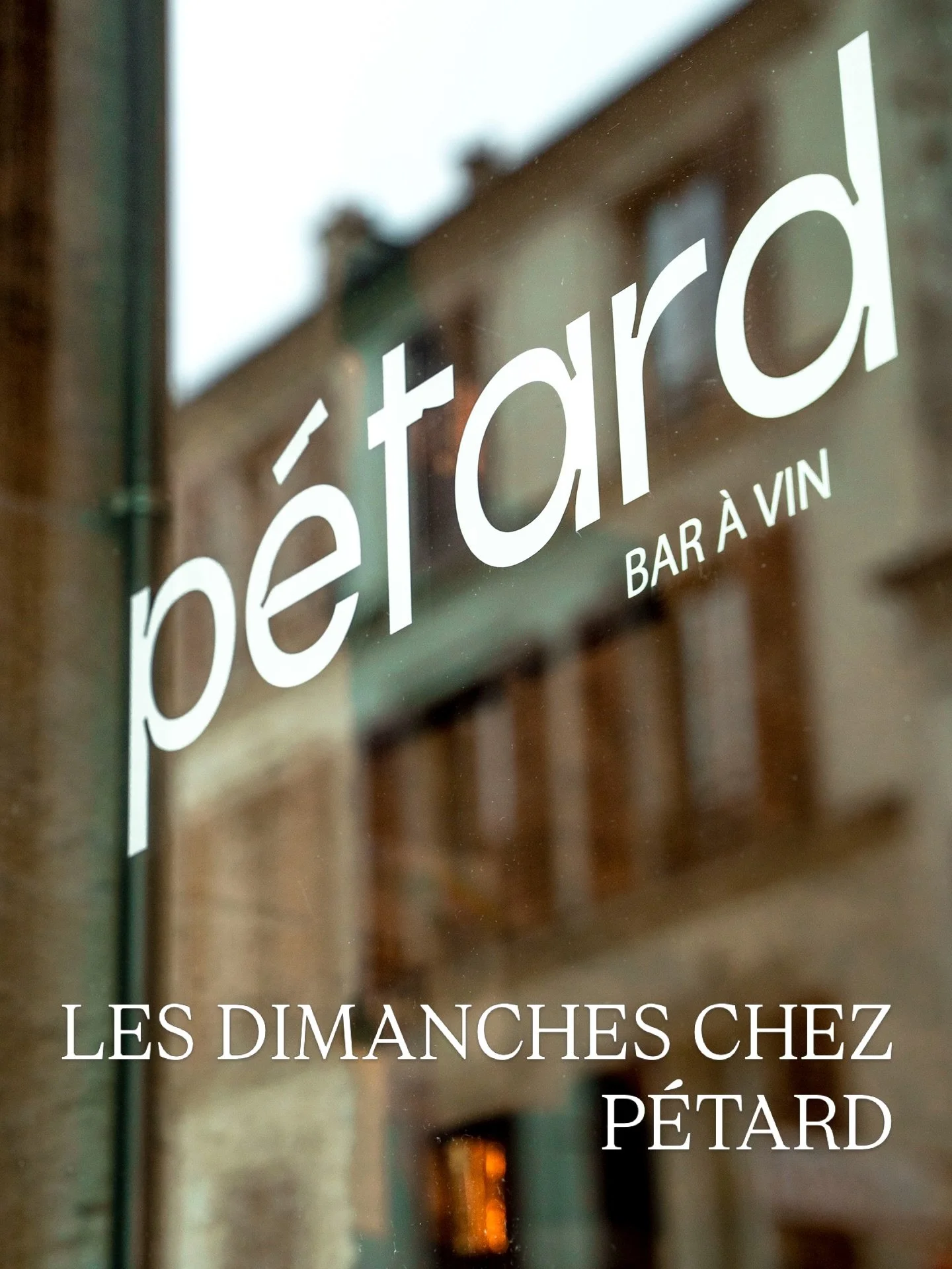 P&eacute;tard Bonsoir, 

Du nouveau concernant nos jours d&rsquo;ouvertures..

&Agrave; partir de cette semaine, nous serons ouverts le Dimanche &agrave; la place du Lundi.

C&rsquo;est donc avec grande joie que l&rsquo;on vous attend, ce dimanche, p