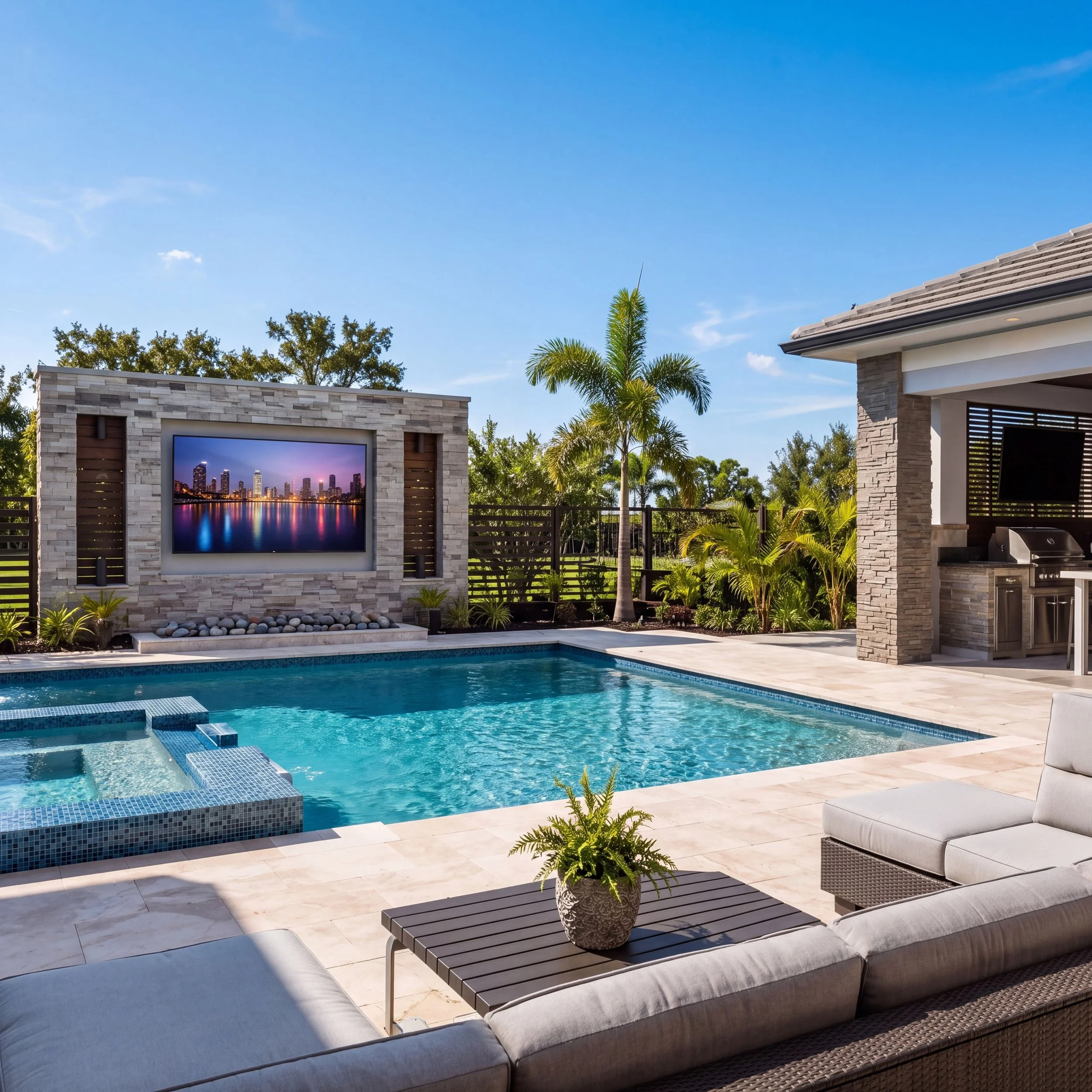 The Florida Backyard, Reimagined: Luxury Pool &amp; Outdoor Living Trends in Sarasota &amp; Lakewood Ranch