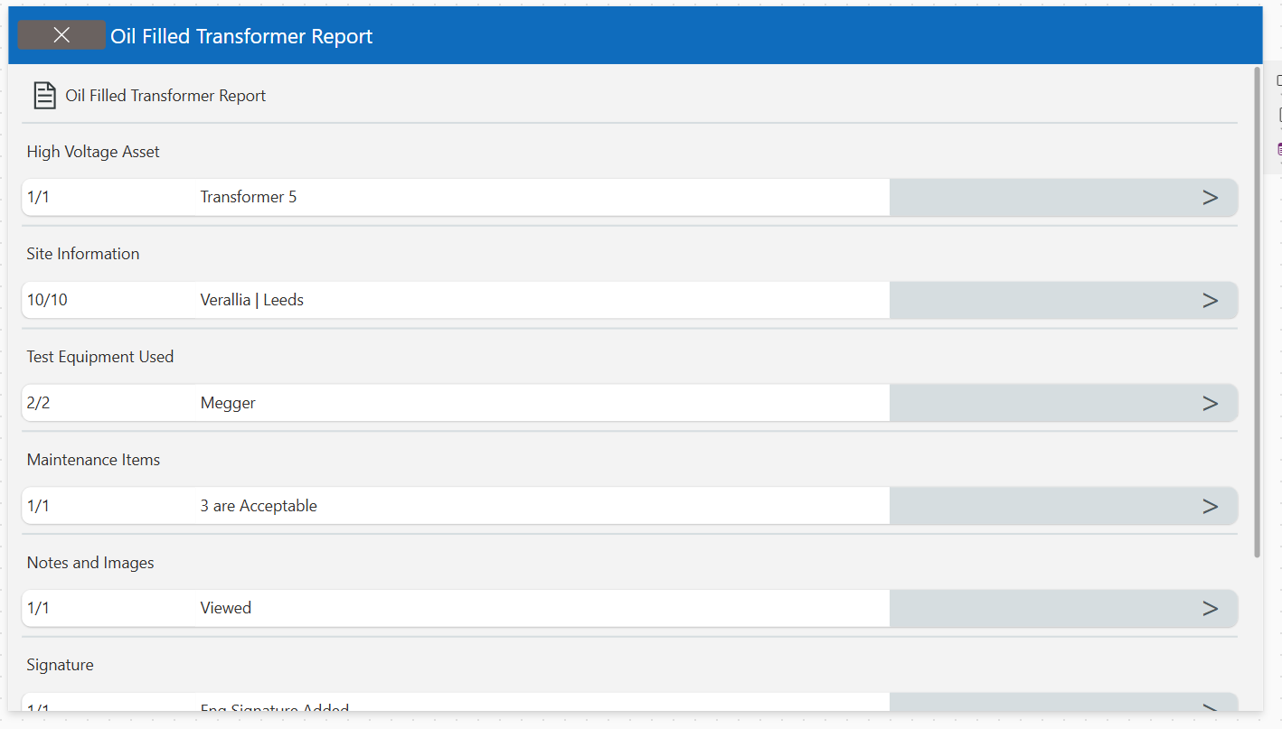 The mobile job app can be viewed on a desktop. 