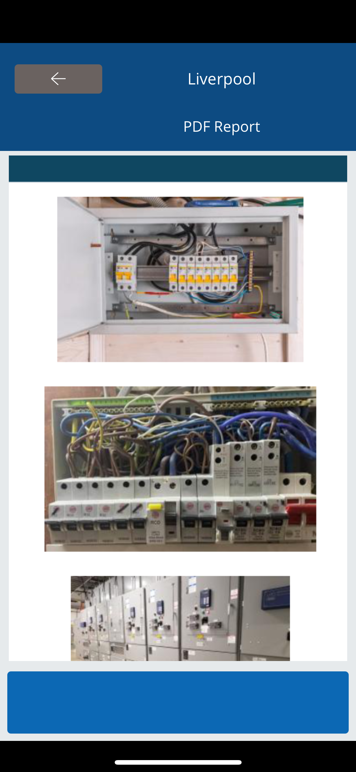 A screen shot of the generated reports image sub section. 