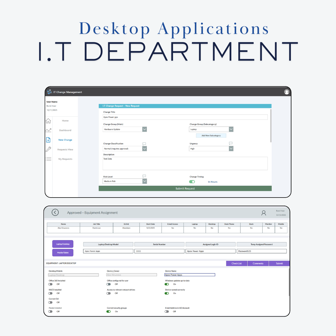 IT Department Applications