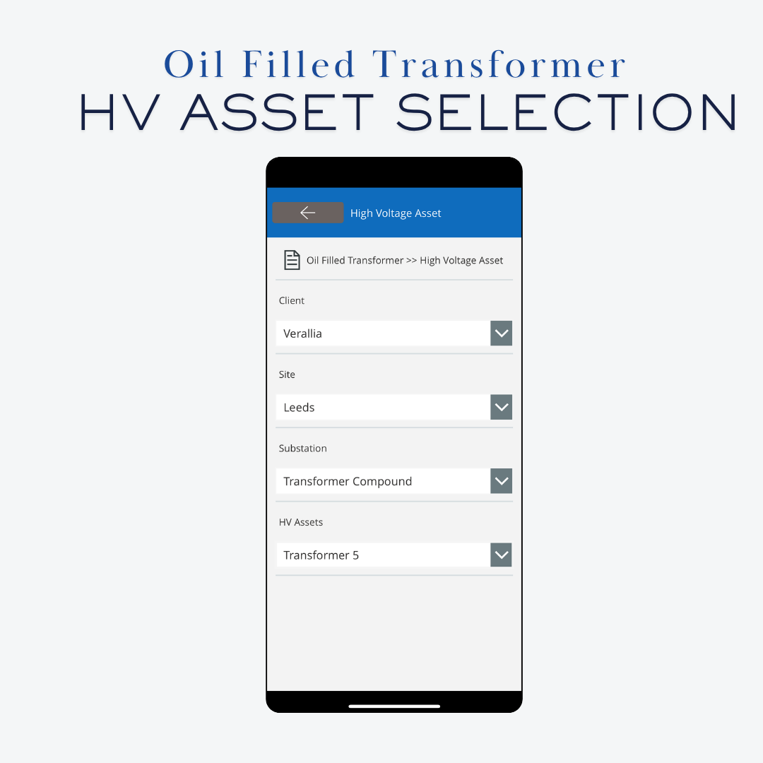 Oil Filled Transformer - HV Asset List