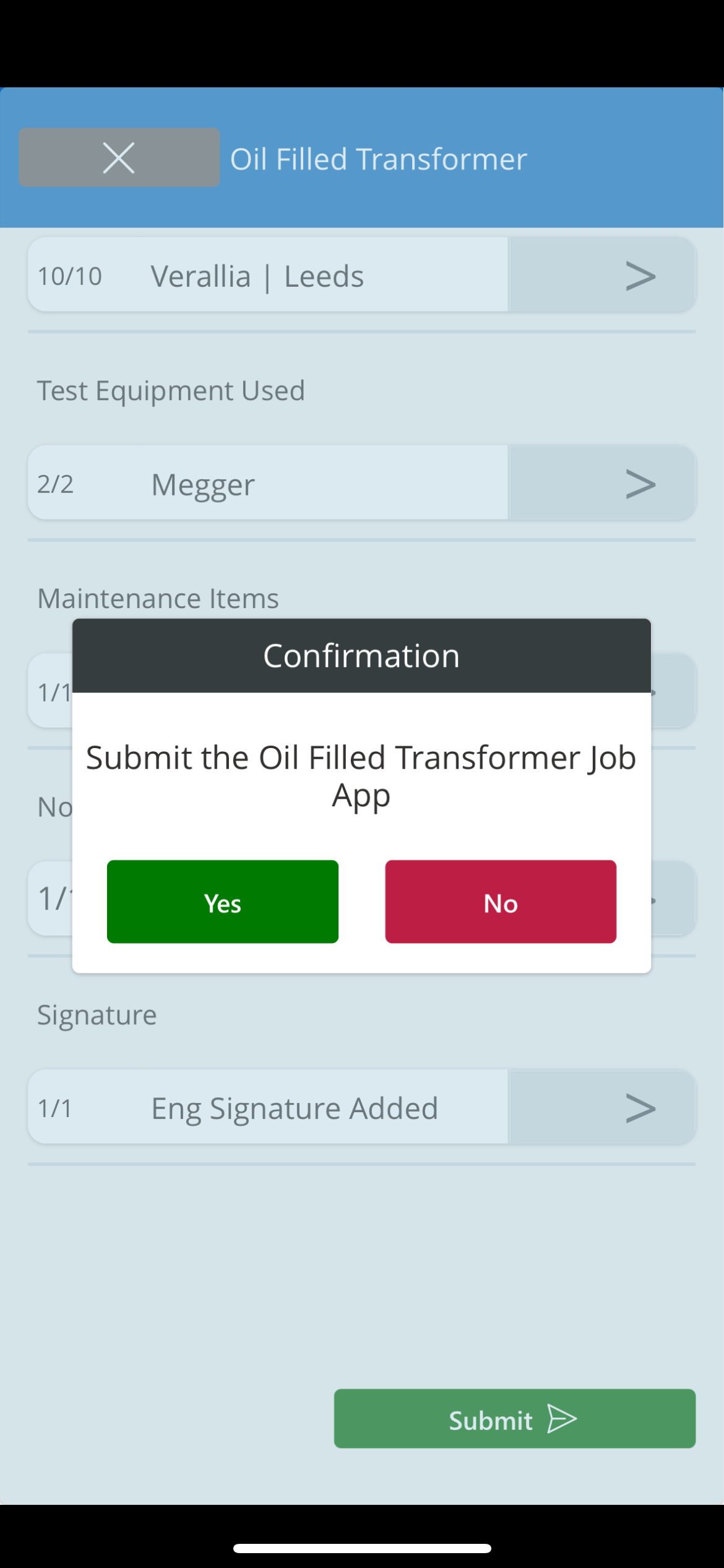 Submission Notification