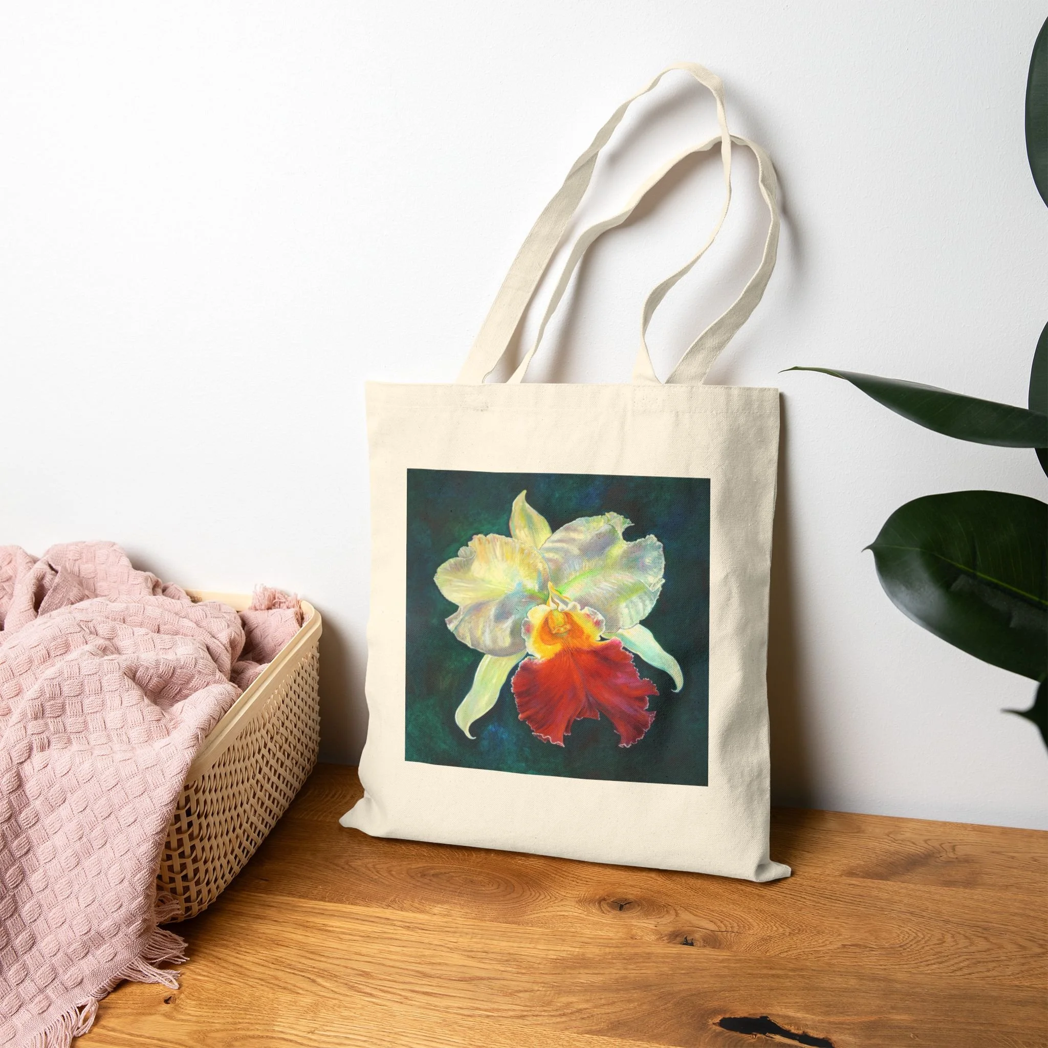 Orchid Canvas Tote Bag