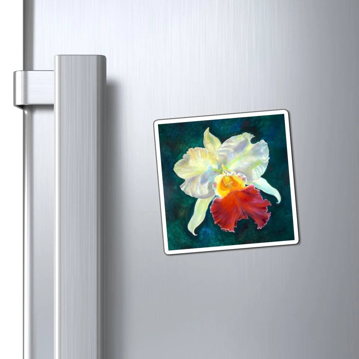 Orchid Refrigerator Magnet