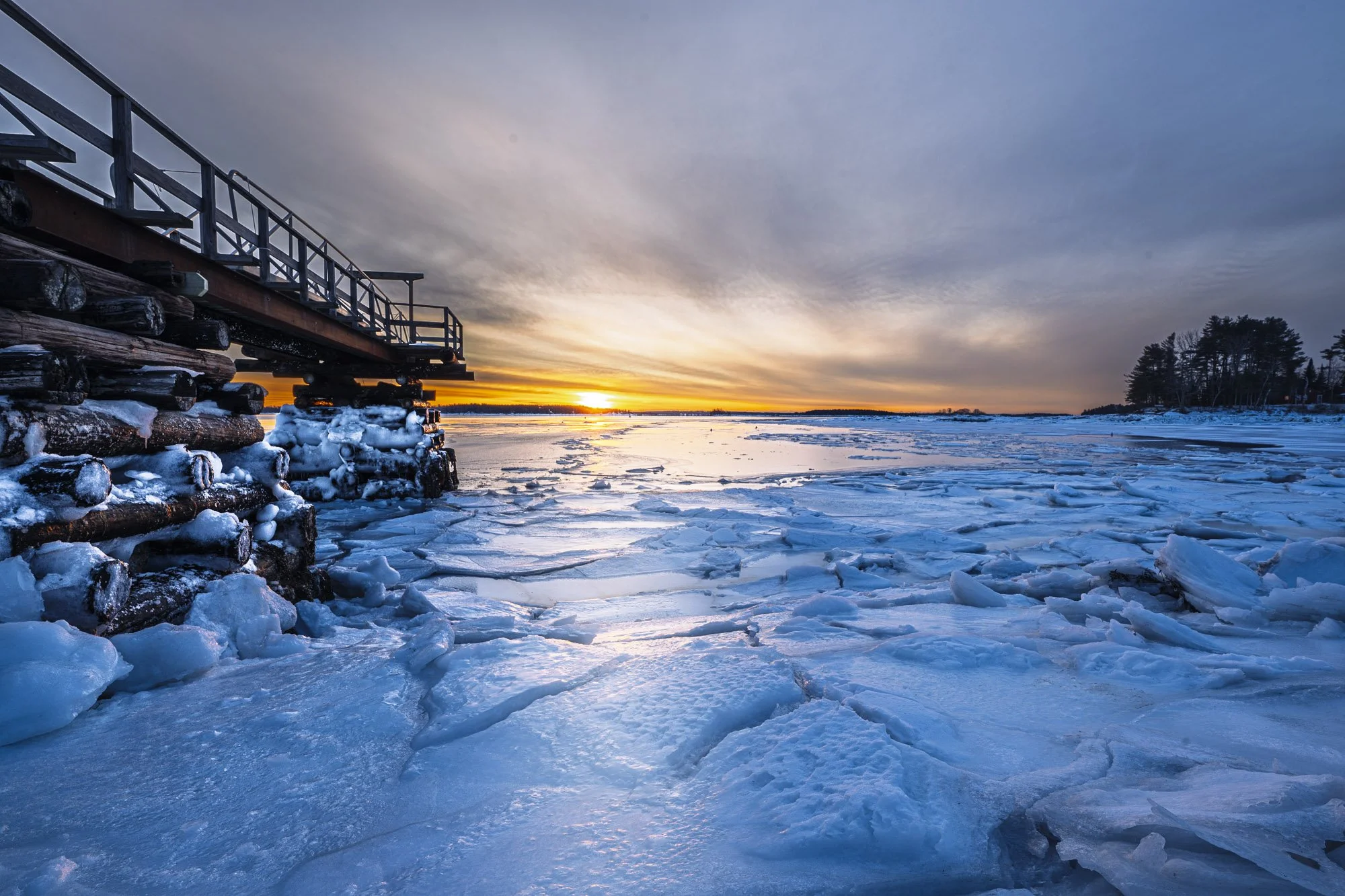 First Light at the Wharf