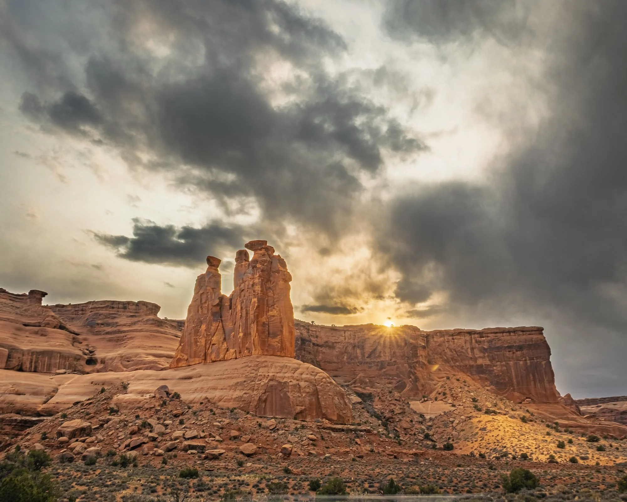 The Watchers in Storm Light