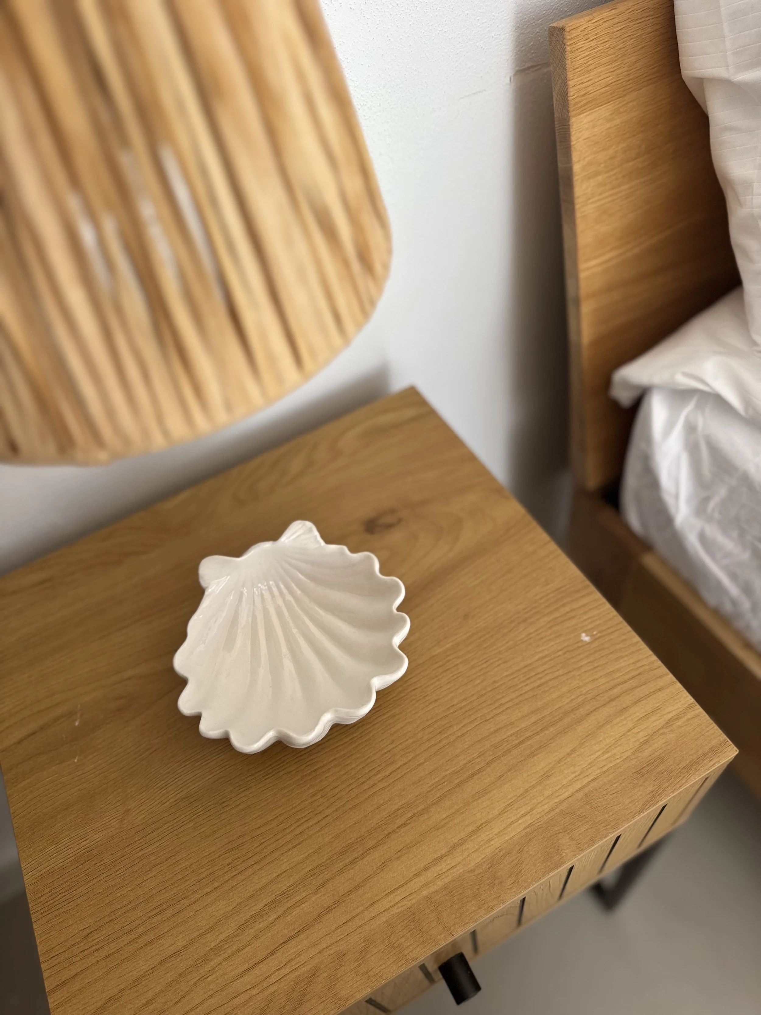 Seashell decoration detail at Casita Coco Lanzarote