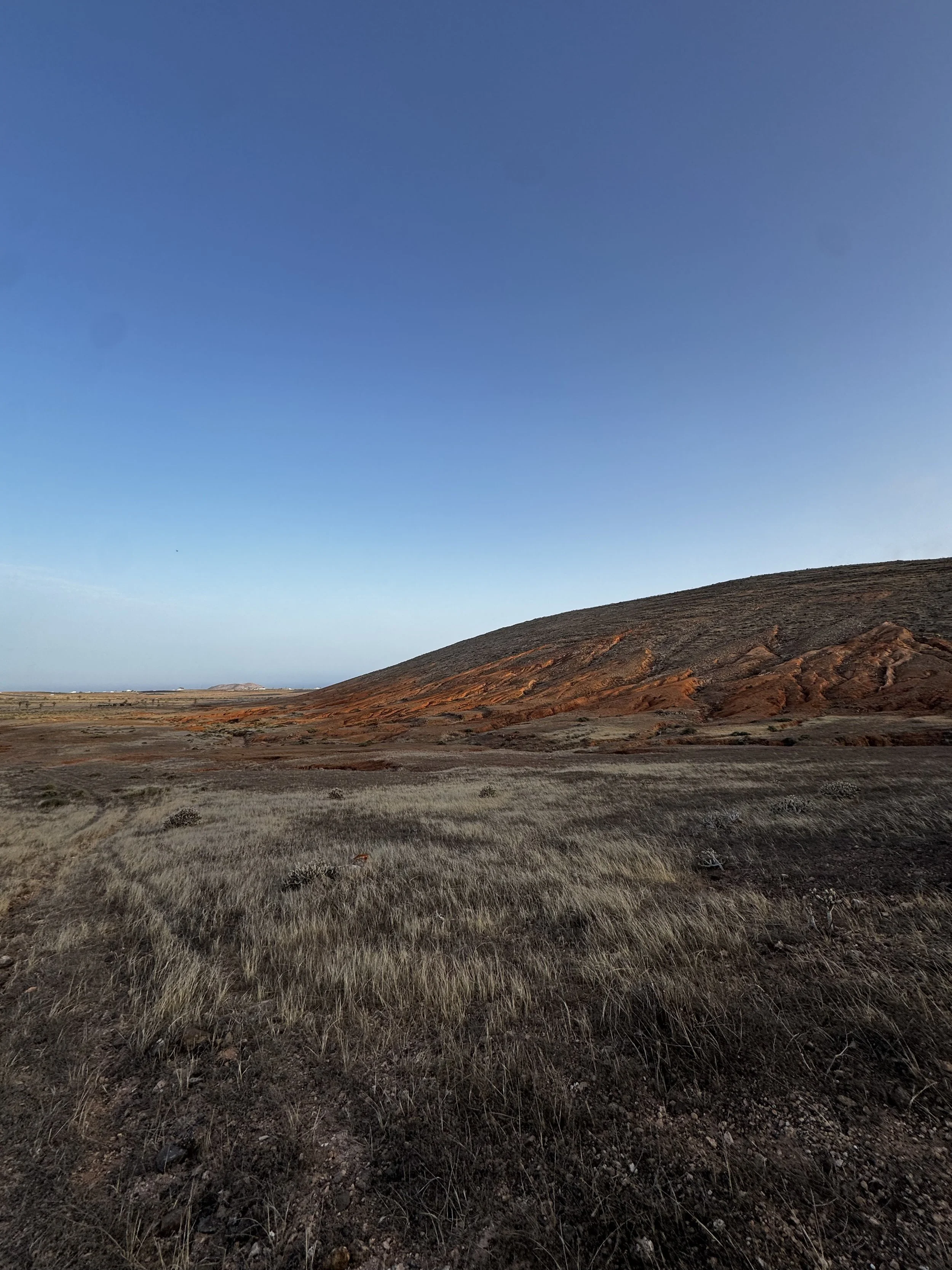 A peaceful volcanic valley in north Lanzarote waiting to be explored.